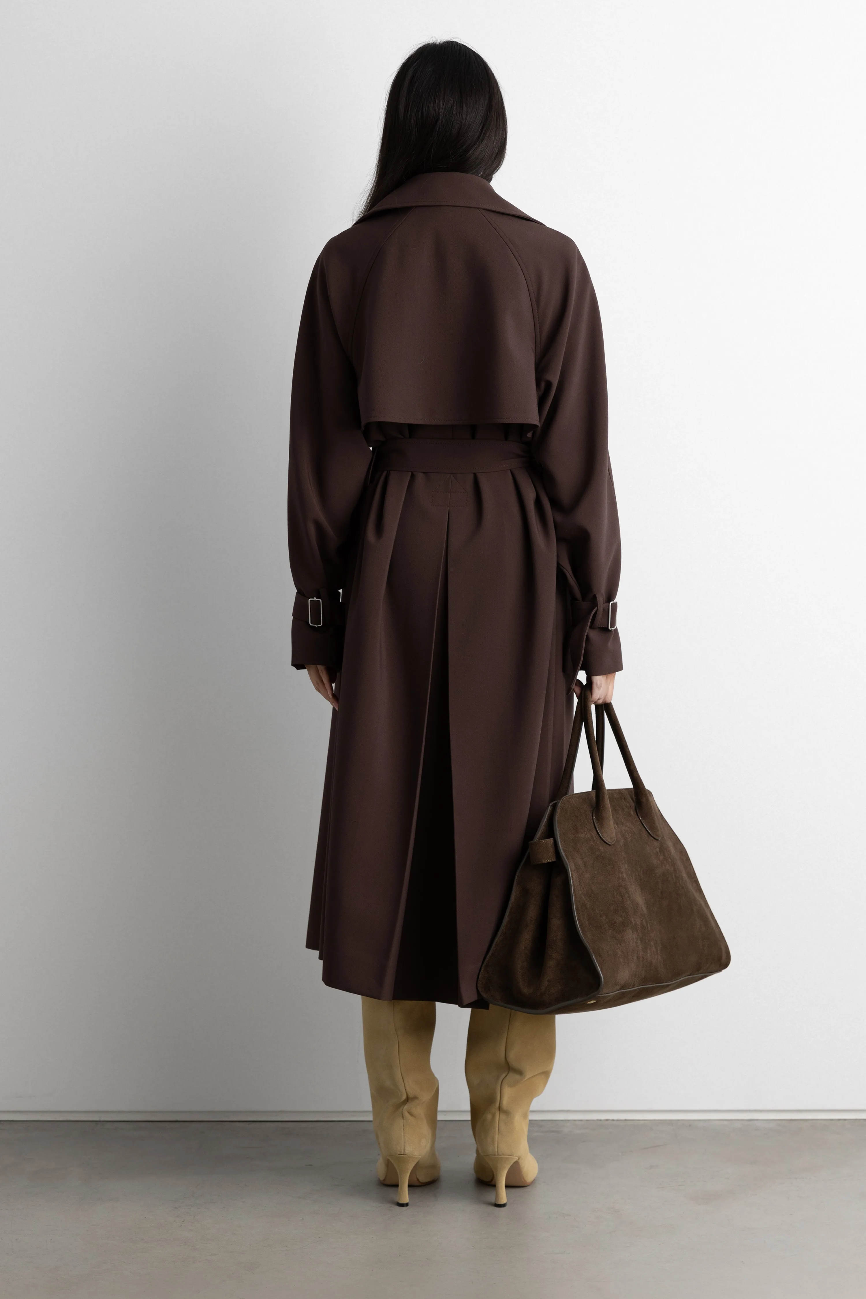 OVERSIZED TRENCH COAT WITH FUNNEL NECK sold by OAK AND FORT product image thumbnail 2