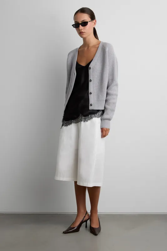V-NECK BUTTON UP CARDIGAN made by OAK AND FORT