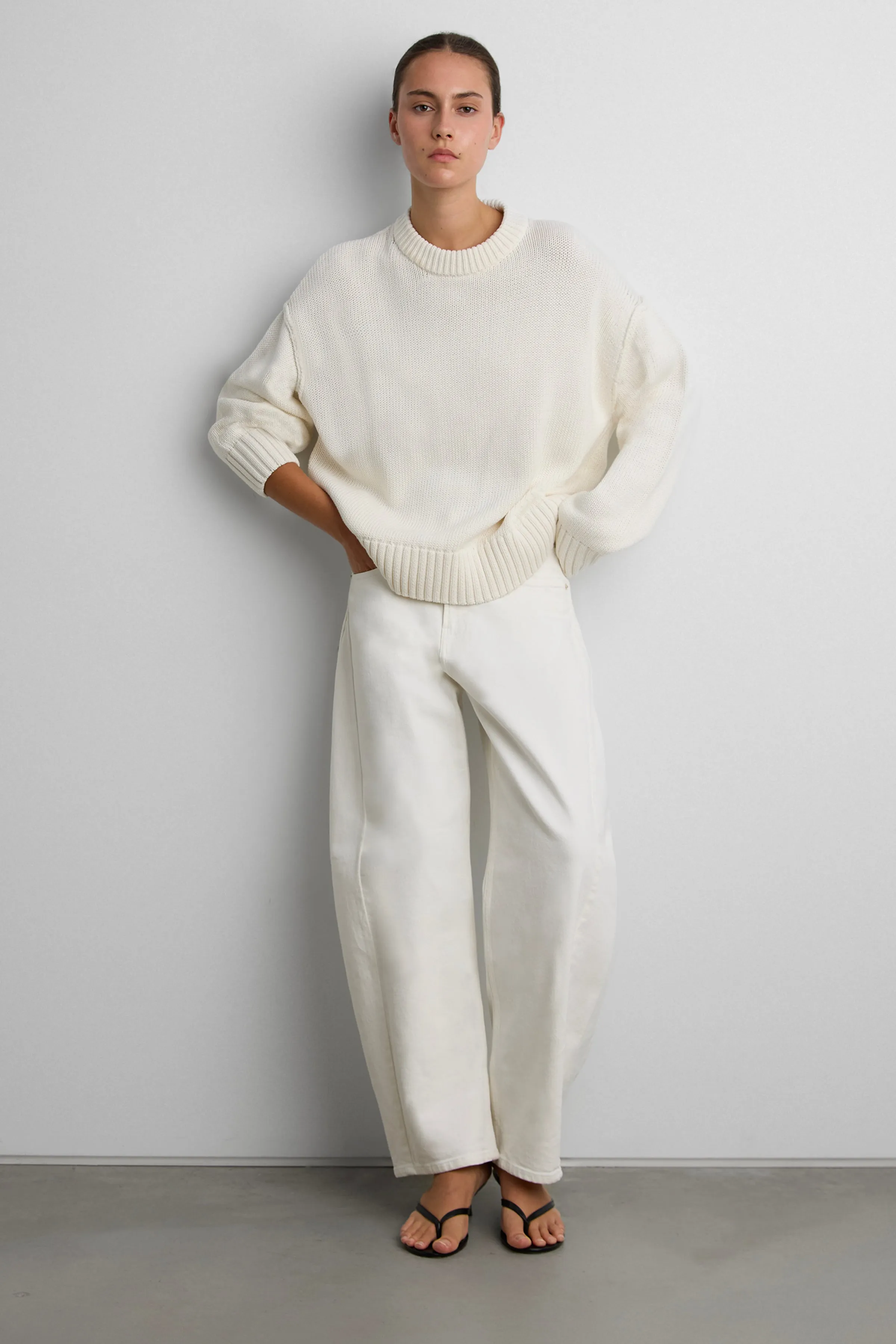 100% COTTON CREWNECK SWEATER sold by OAK AND FORT product image thumbnail 2