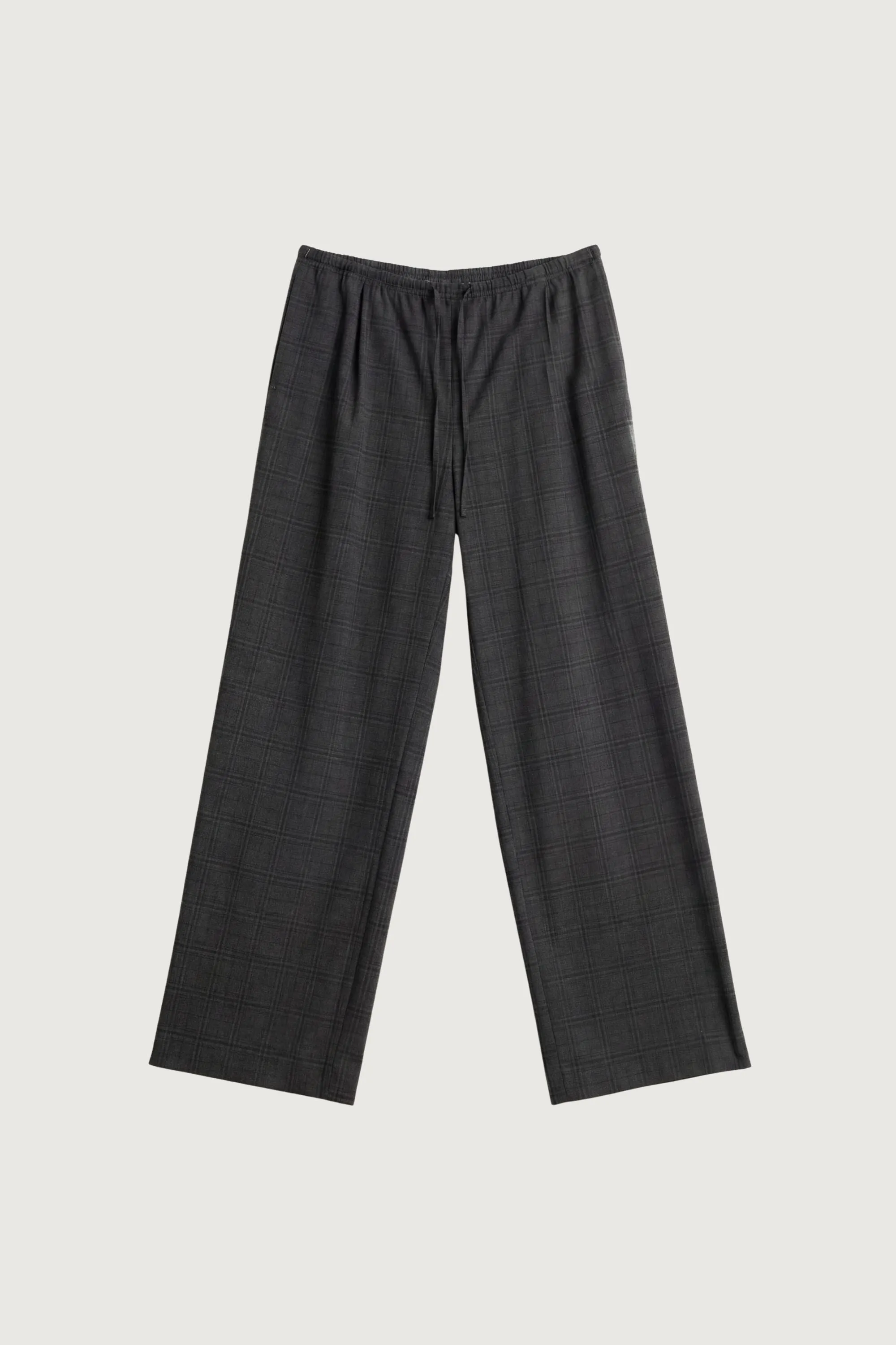 WOVEN PRINT DRAWSTRING STRAIGHT LEG PANT sold by OAK AND FORT product image thumbnail 5