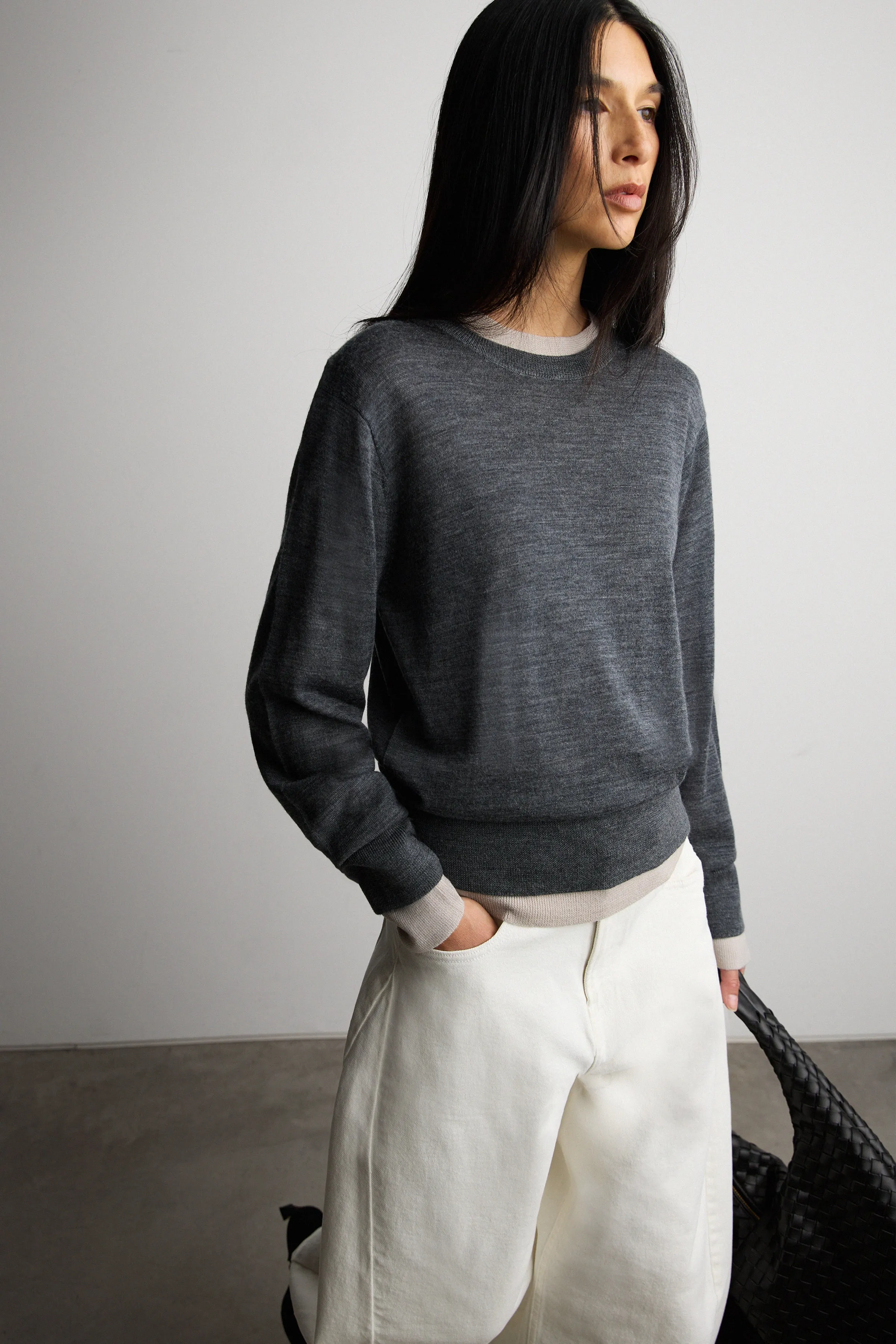 MERINO WOOL SWEATER sold by OAK AND FORT product image thumbnail 4