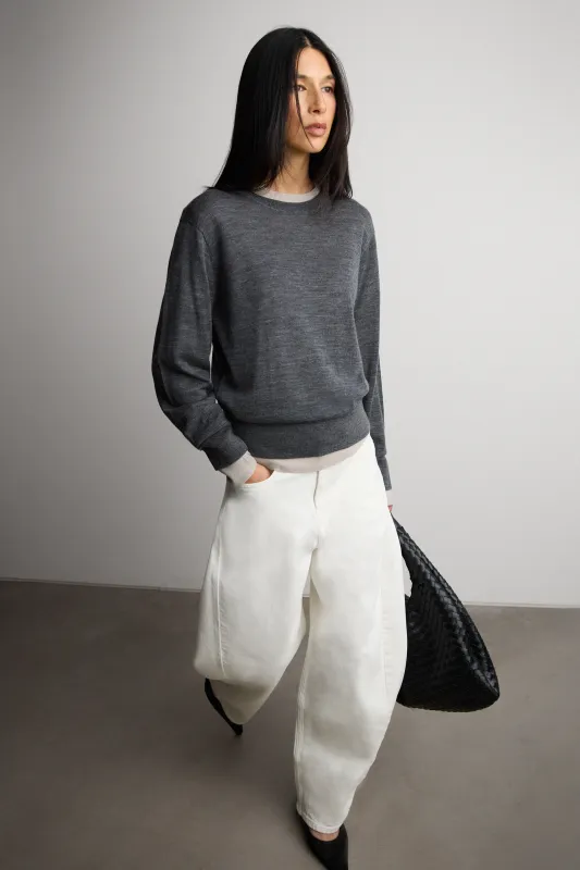 MERINO WOOL SWEATER made by OAK AND FORT