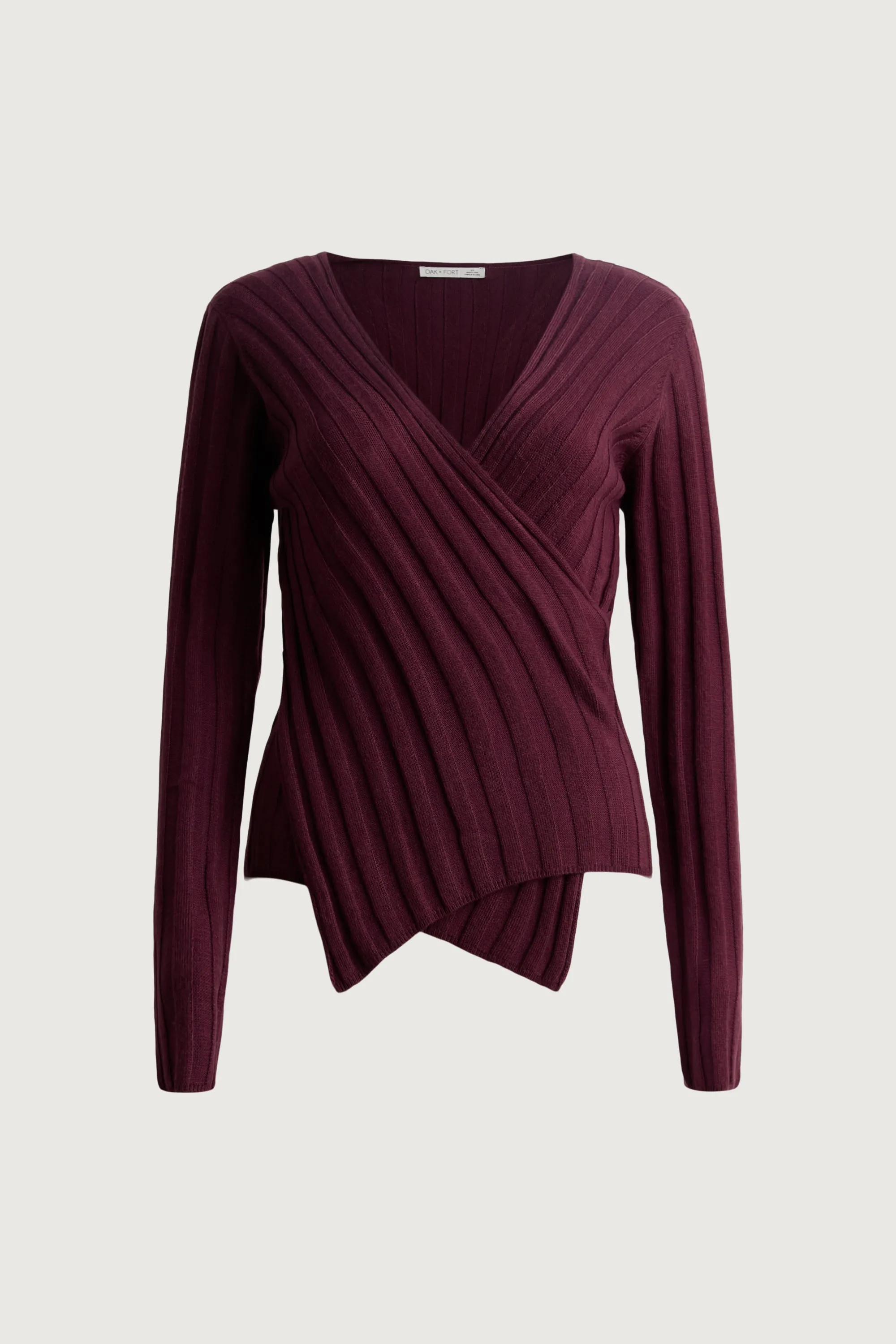 V-NECK WRAP SWEATER sold by OAK AND FORT product image thumbnail 5