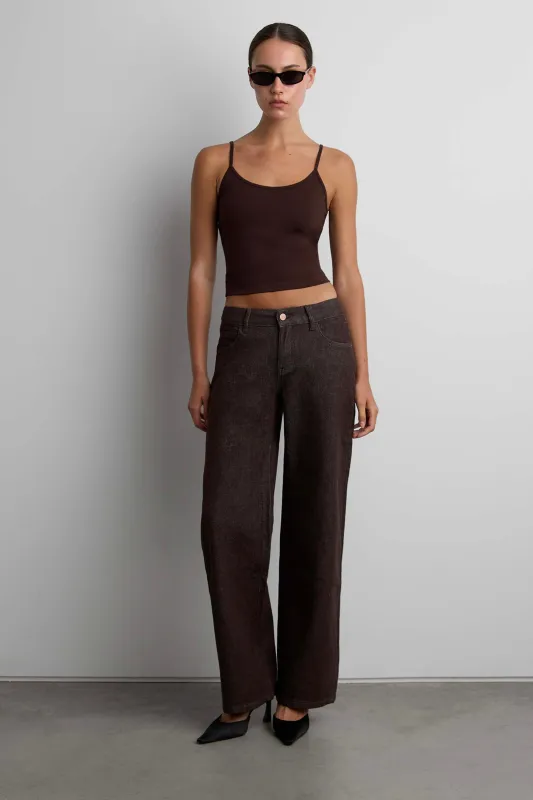 BASIC WASHED STRAIGHT JEAN made by OAK AND FORT