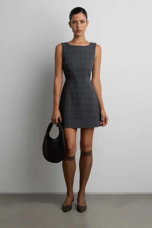 PLAID MINI DRESS made by OAK AND FORT