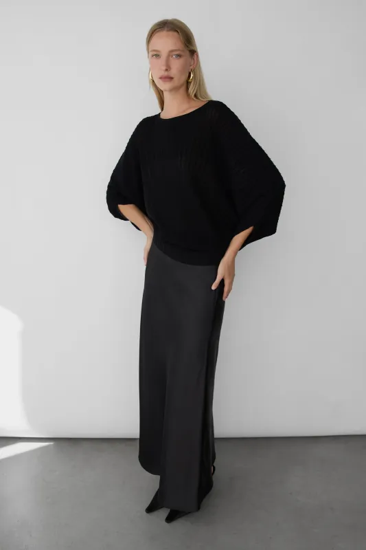 RELAXED FIT RIBBED SWEATER made by OAK AND FORT