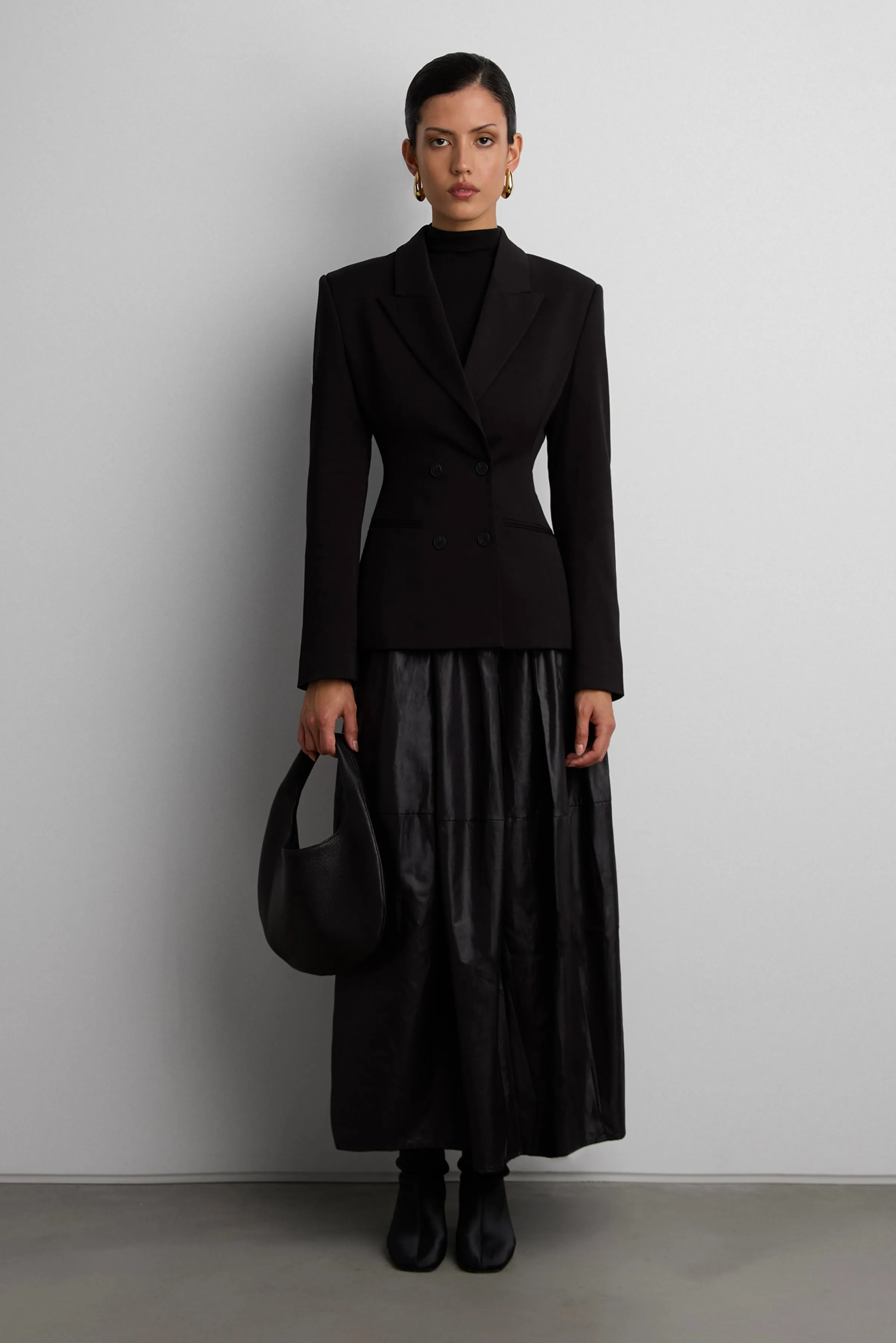 CINCHED WAIST BLAZER sold by OAK AND FORT product image thumbnail 4