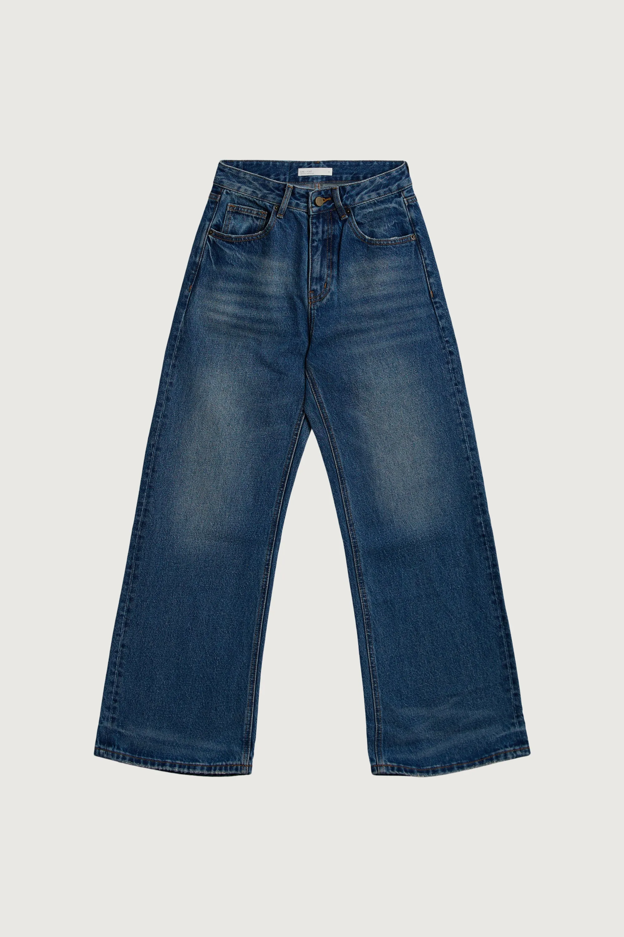 MEDIUM WASH STRAIGHT LEG JEAN sold by OAK AND FORT product image thumbnail 4
