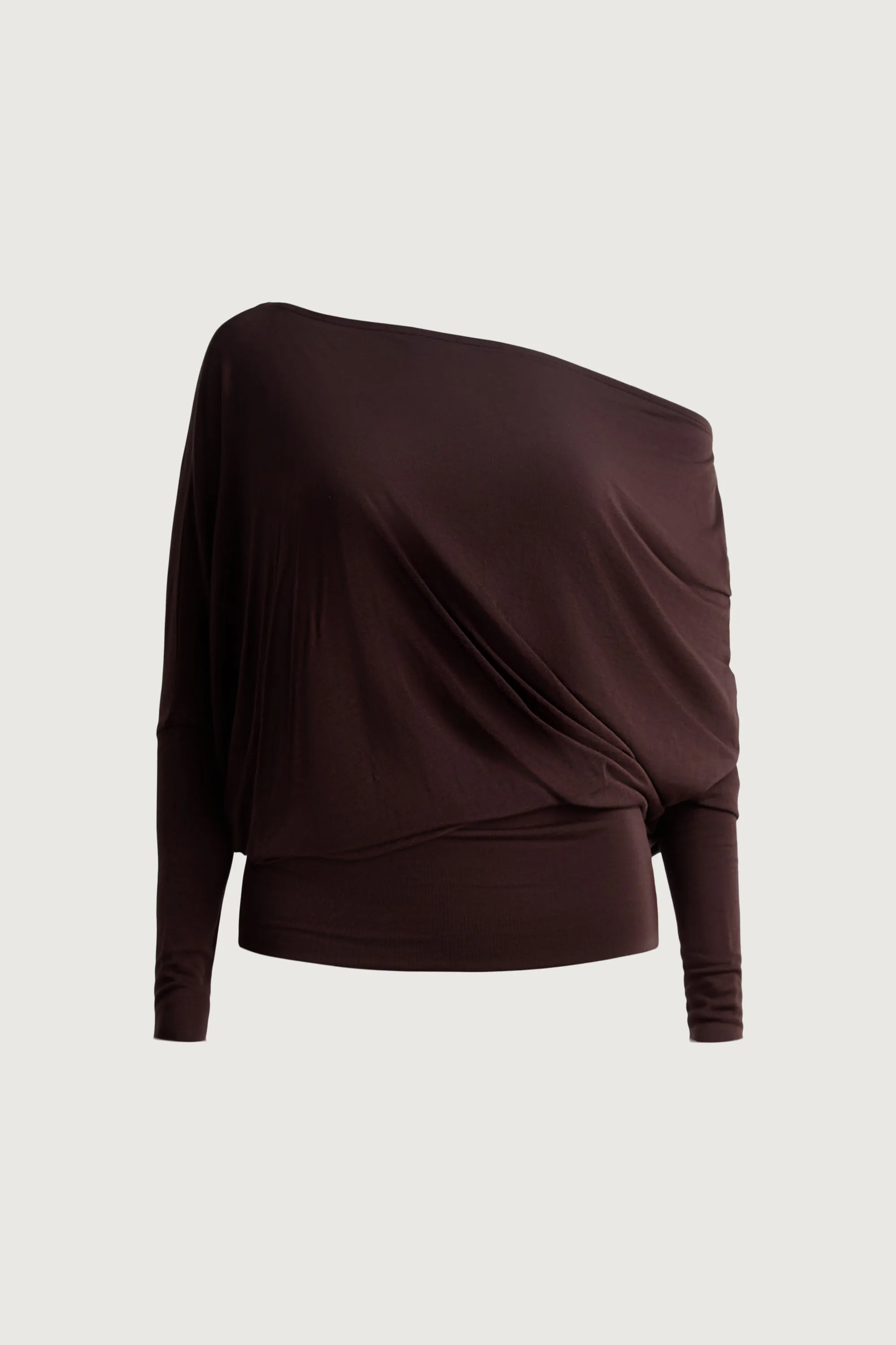 OFF THE SHOULDER LONG SLEEVE TOP sold by OAK AND FORT product image thumbnail 4