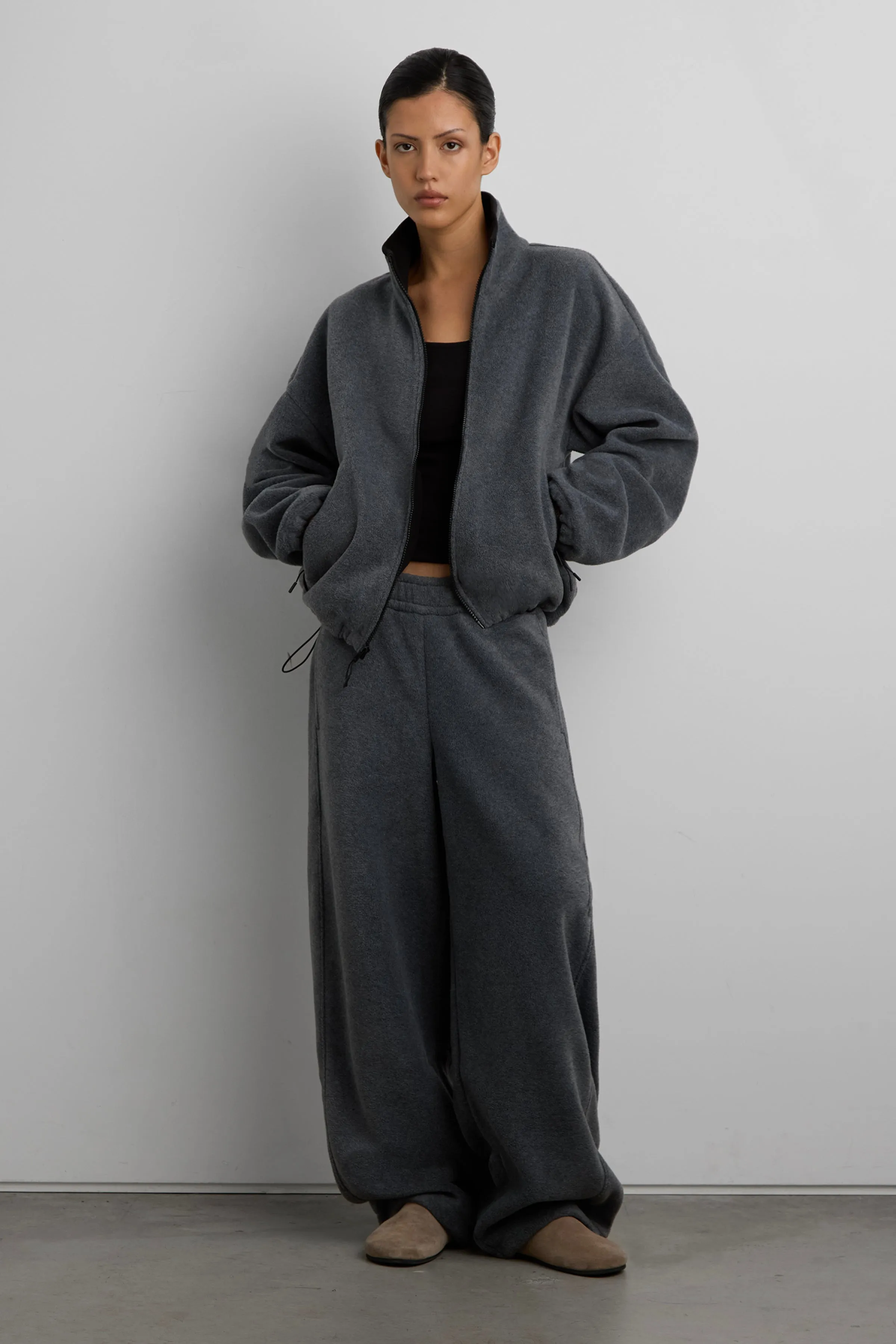 OVERSIZED FLEECE JACKET sold by OAK AND FORT