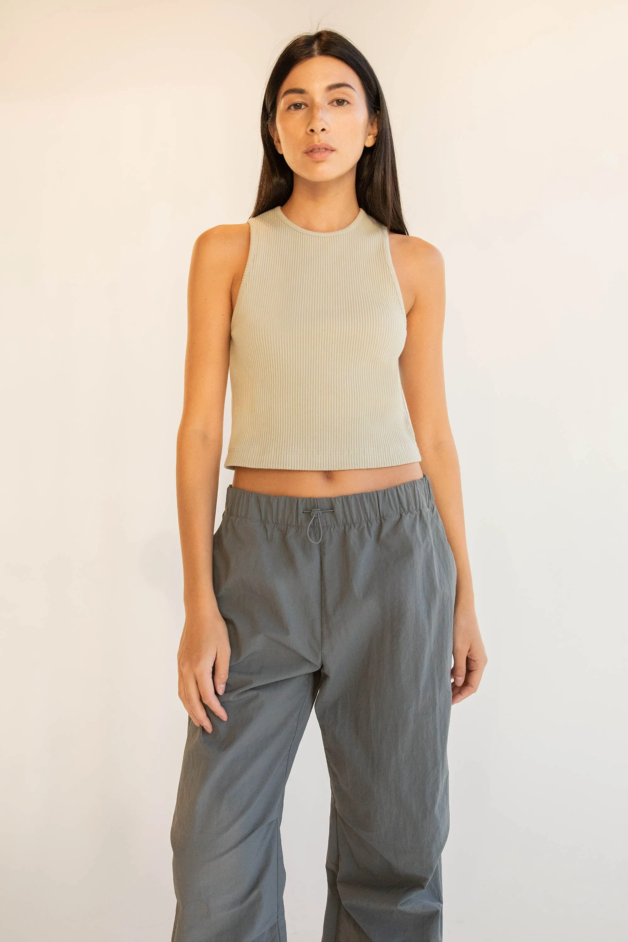 RACERBACK CROPPED TANK sold by OAK AND FORT product image thumbnail 4