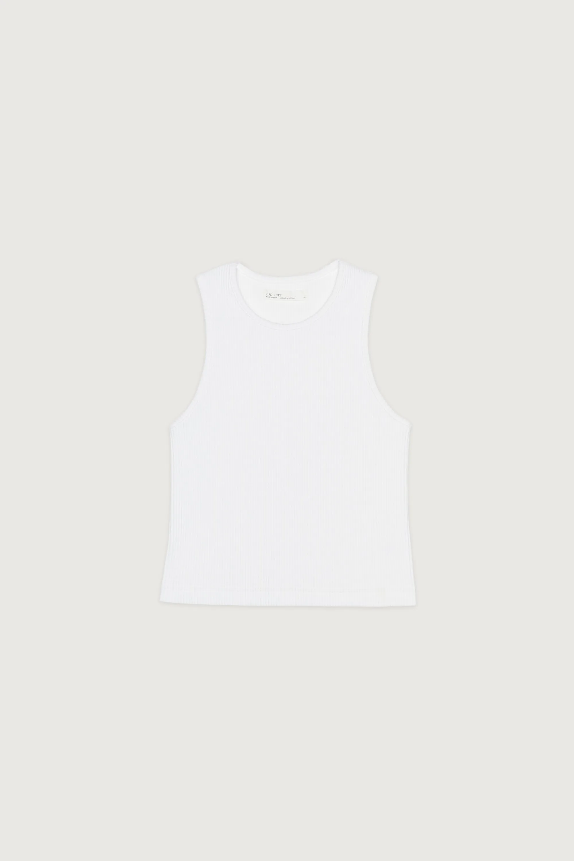 RACERBACK CROPPED TANK sold by OAK AND FORT product image thumbnail 3