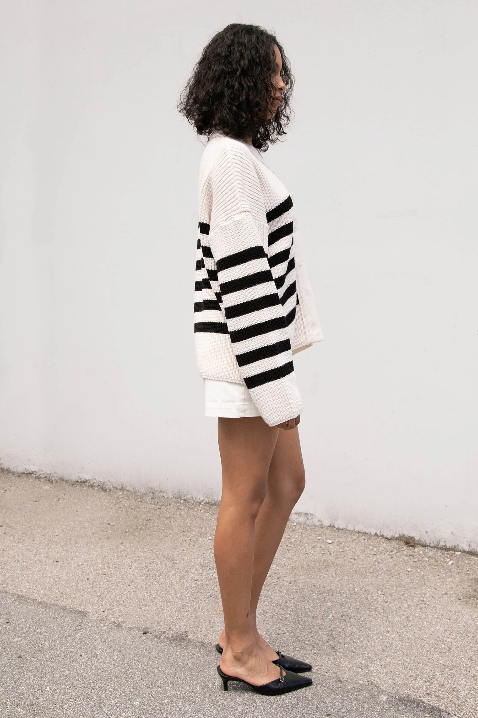 OVERSIZED STRIPED CARDIGAN sold by OAK AND FORT product image thumbnail 3