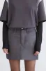 VEGAN LEATHER MINI SKIRT sold by OAK AND FORT