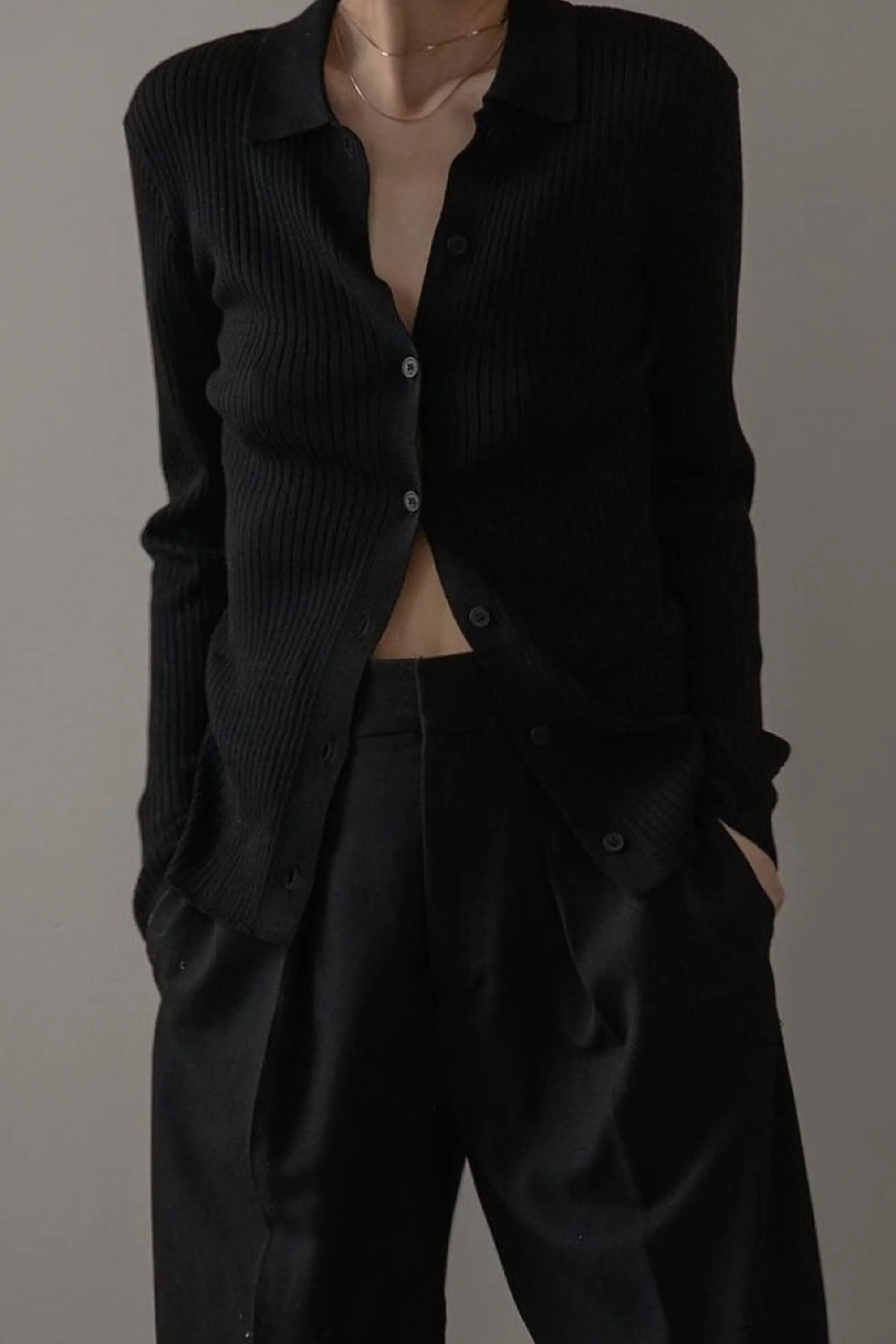 COLLARED CARDIGAN sold by OAK AND FORT