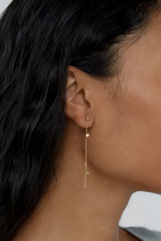 STAR CHAIN EARRING sold by OAK AND FORT