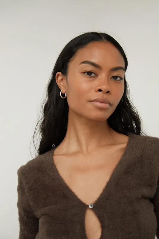 ZIRCONIA HOOPS sold by OAK AND FORT