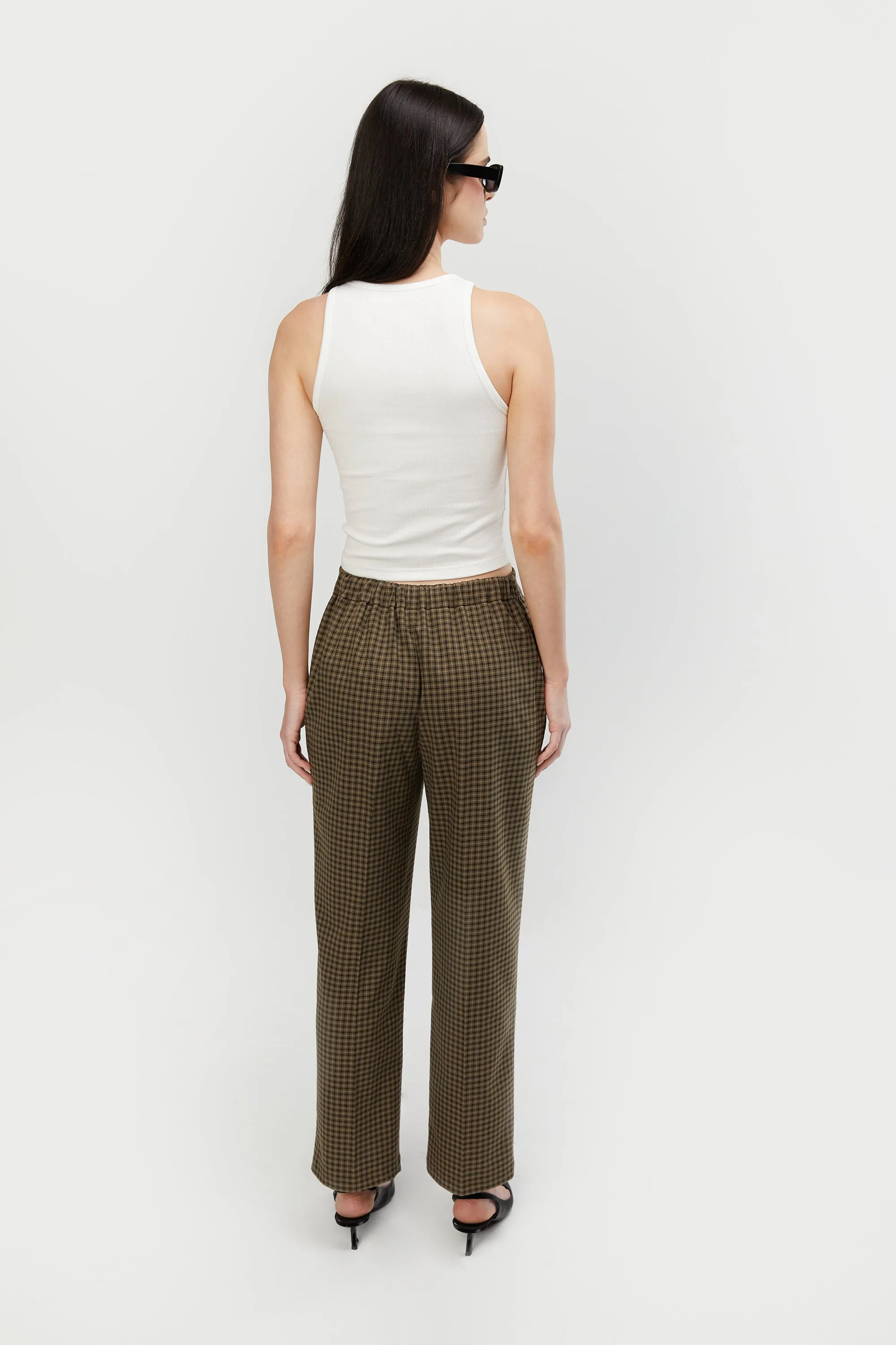 PLAID TROUSER sold by OAK AND FORT product image thumbnail 5