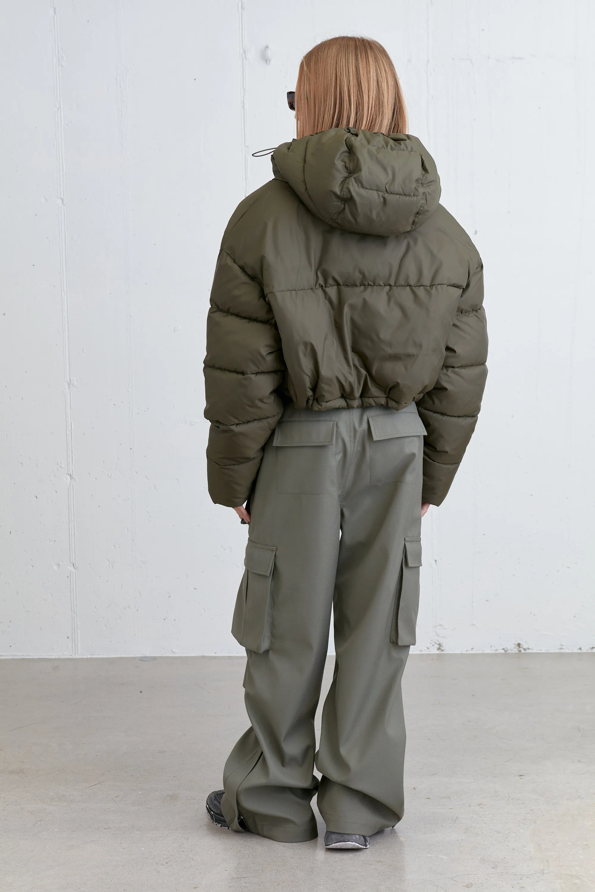 CROPPED PUFFER JACKET sold by OAK AND FORT product image thumbnail 5
