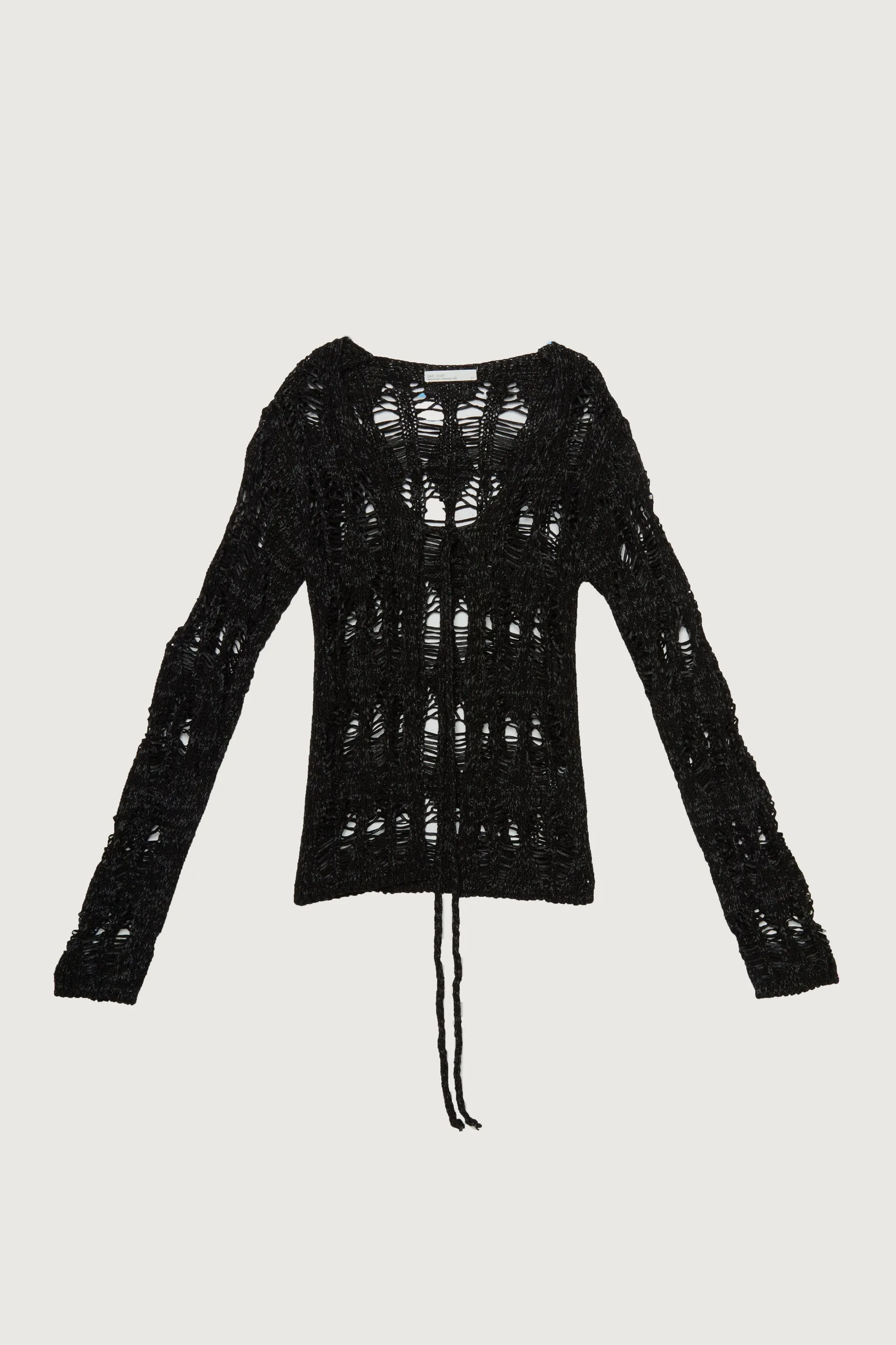 CROCHET OPEN KNIT CARDIGAN sold by OAK AND FORT product image thumbnail 4