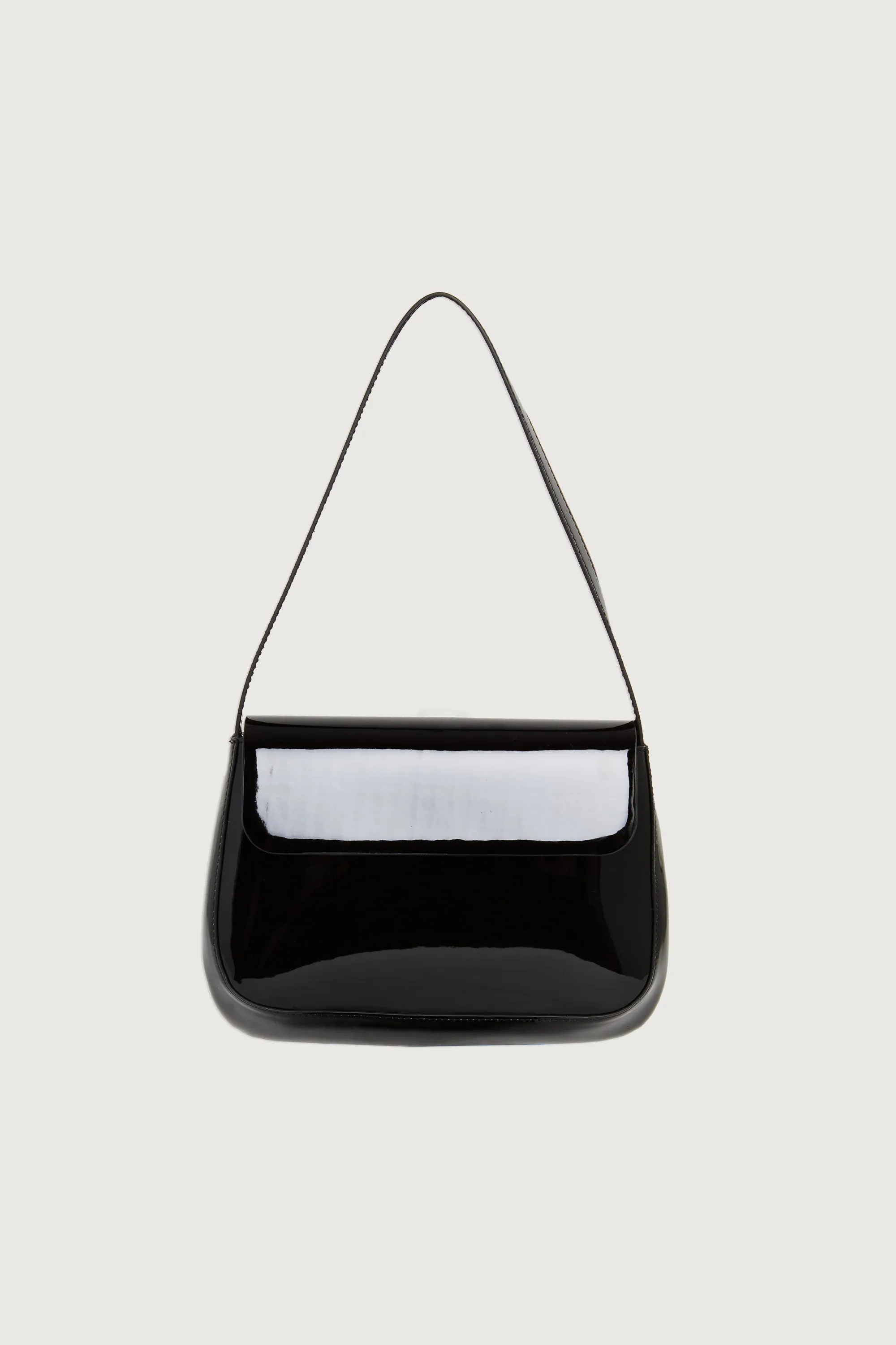 PATENT FRONT FLAP SHOULDER BAG sold by OAK AND FORT product image thumbnail 4