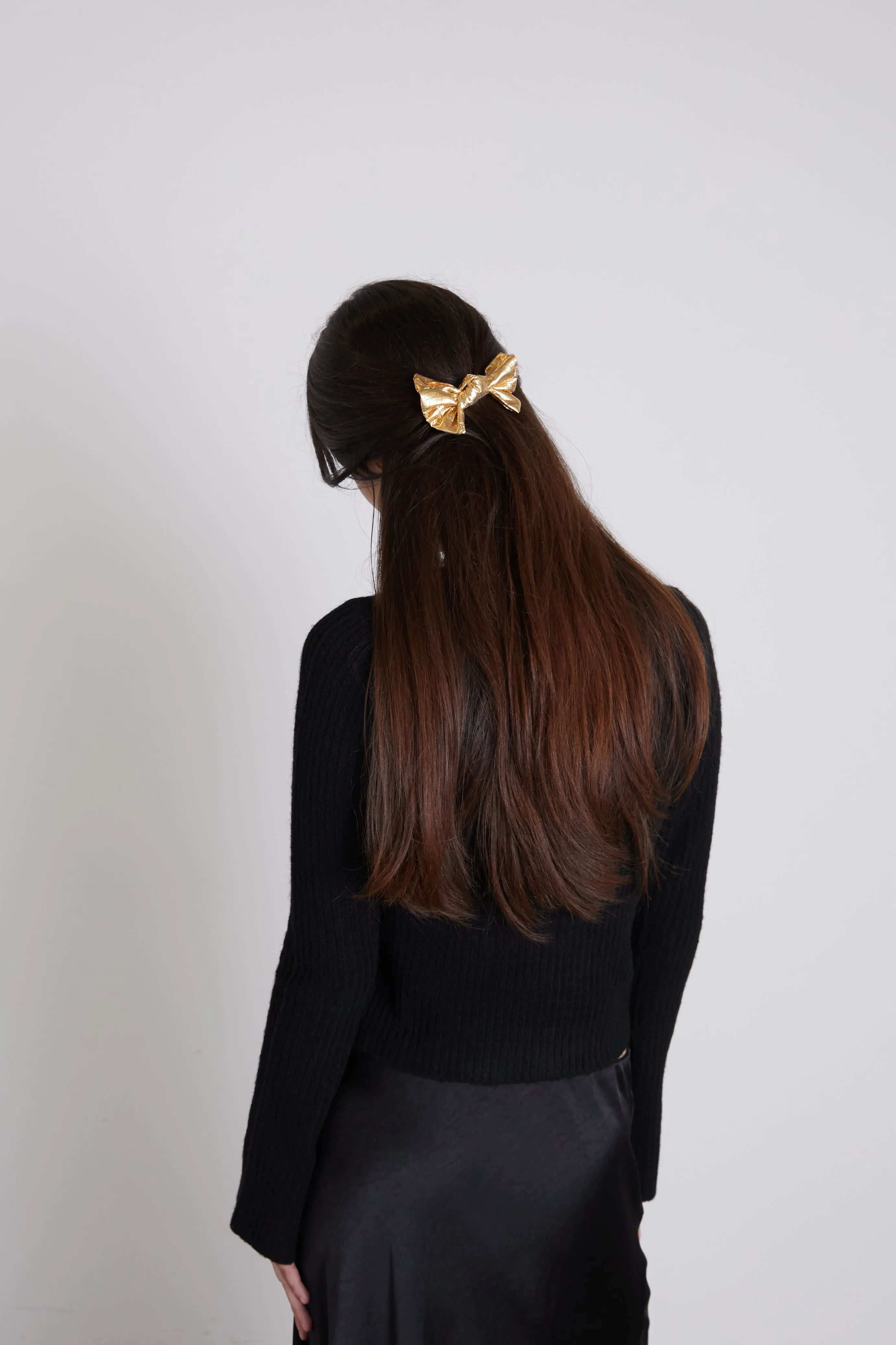 METALLIC BOW HAIR PIN sold by OAK AND FORT