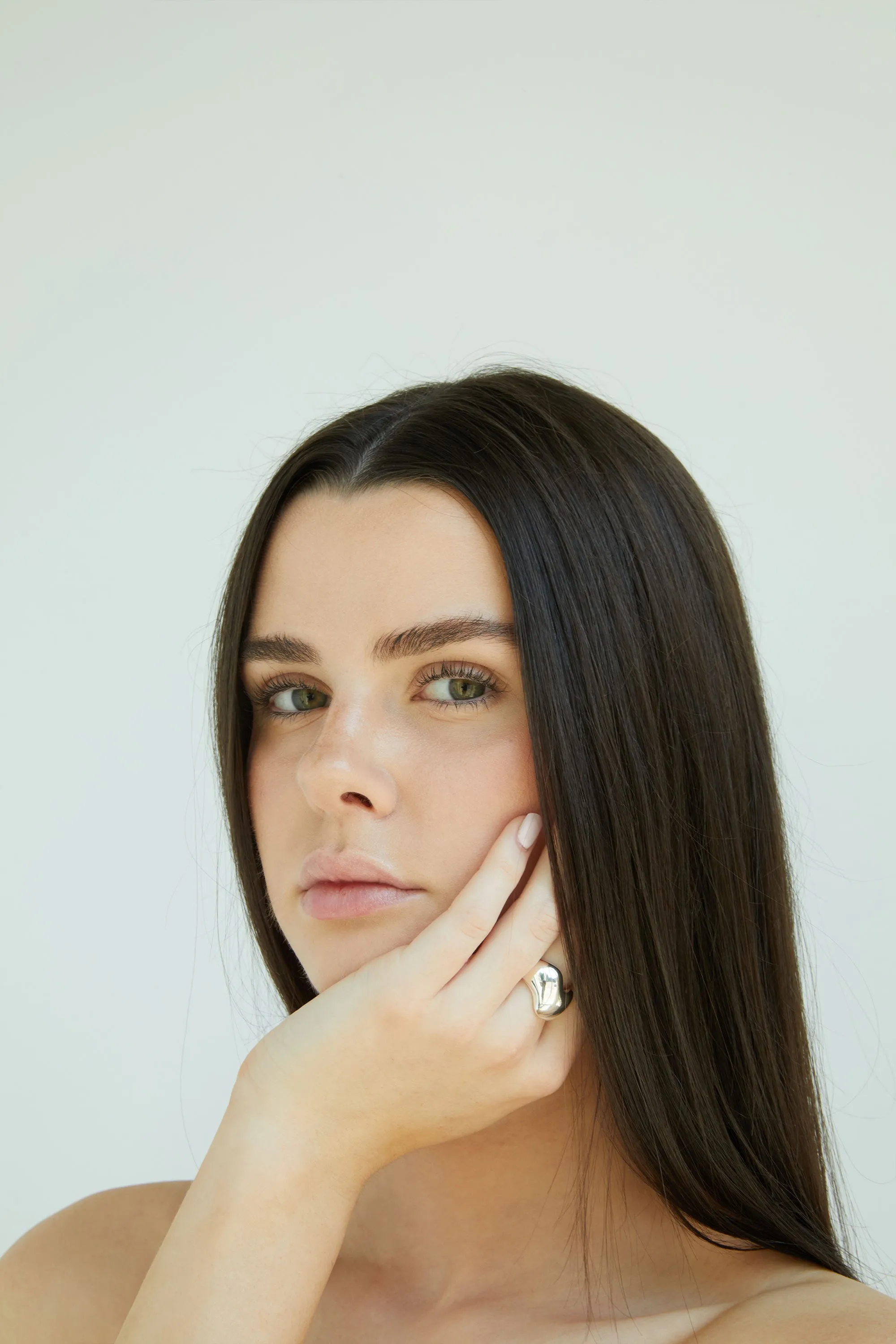 BOLD ABSTRACT DOME RING sold by OAK AND FORT product image thumbnail 3