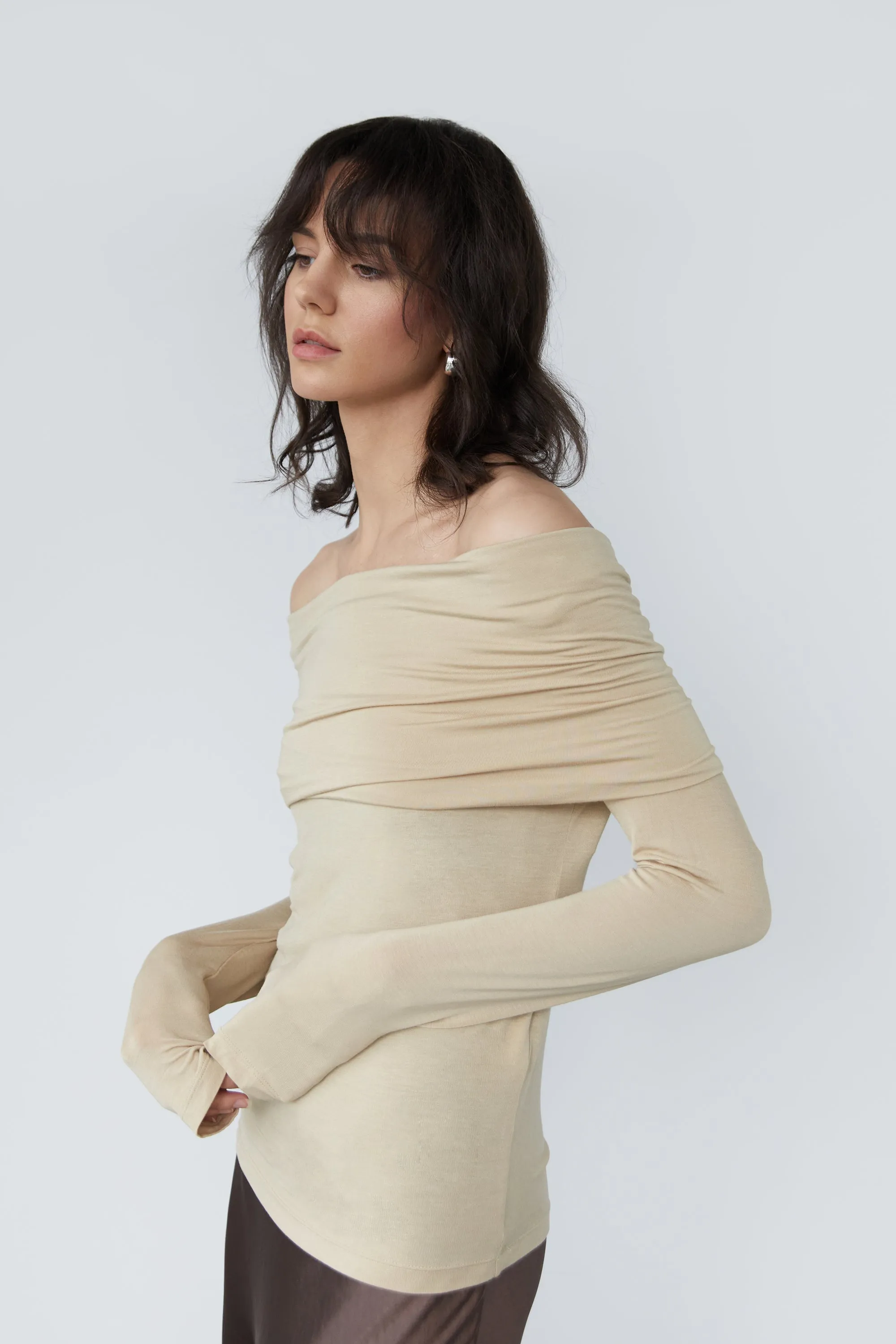 OFF-SHOULDER TOP sold by OAK AND FORT product image thumbnail 2