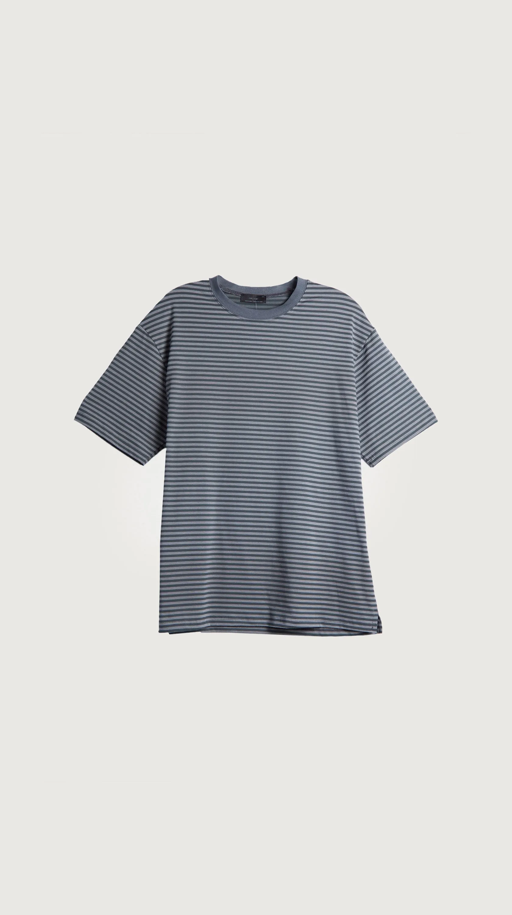 STRIPED CREWNECK TEE sold by OAK AND FORT product image thumbnail 4