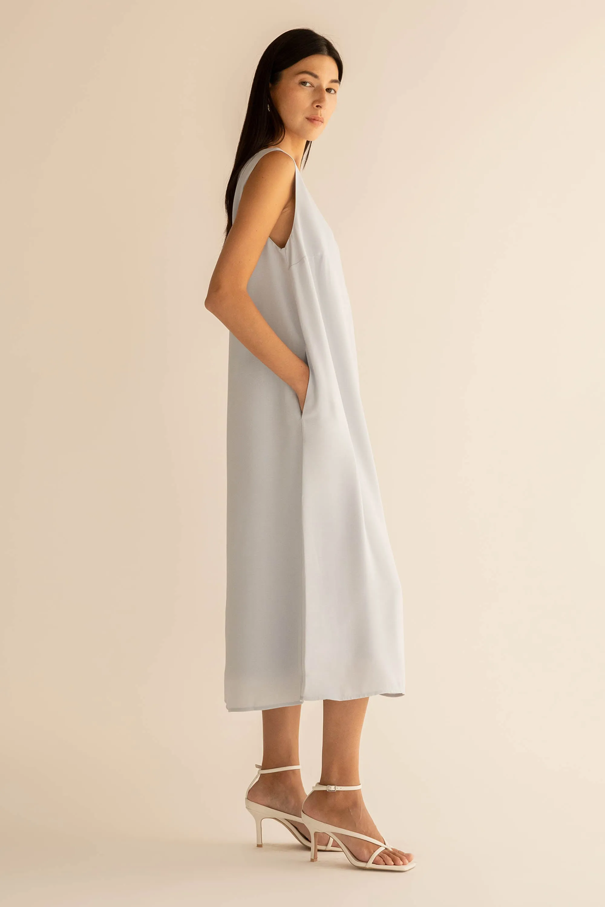 SLEEVELESS MIDI DRESS sold by OAK AND FORT product image thumbnail 2