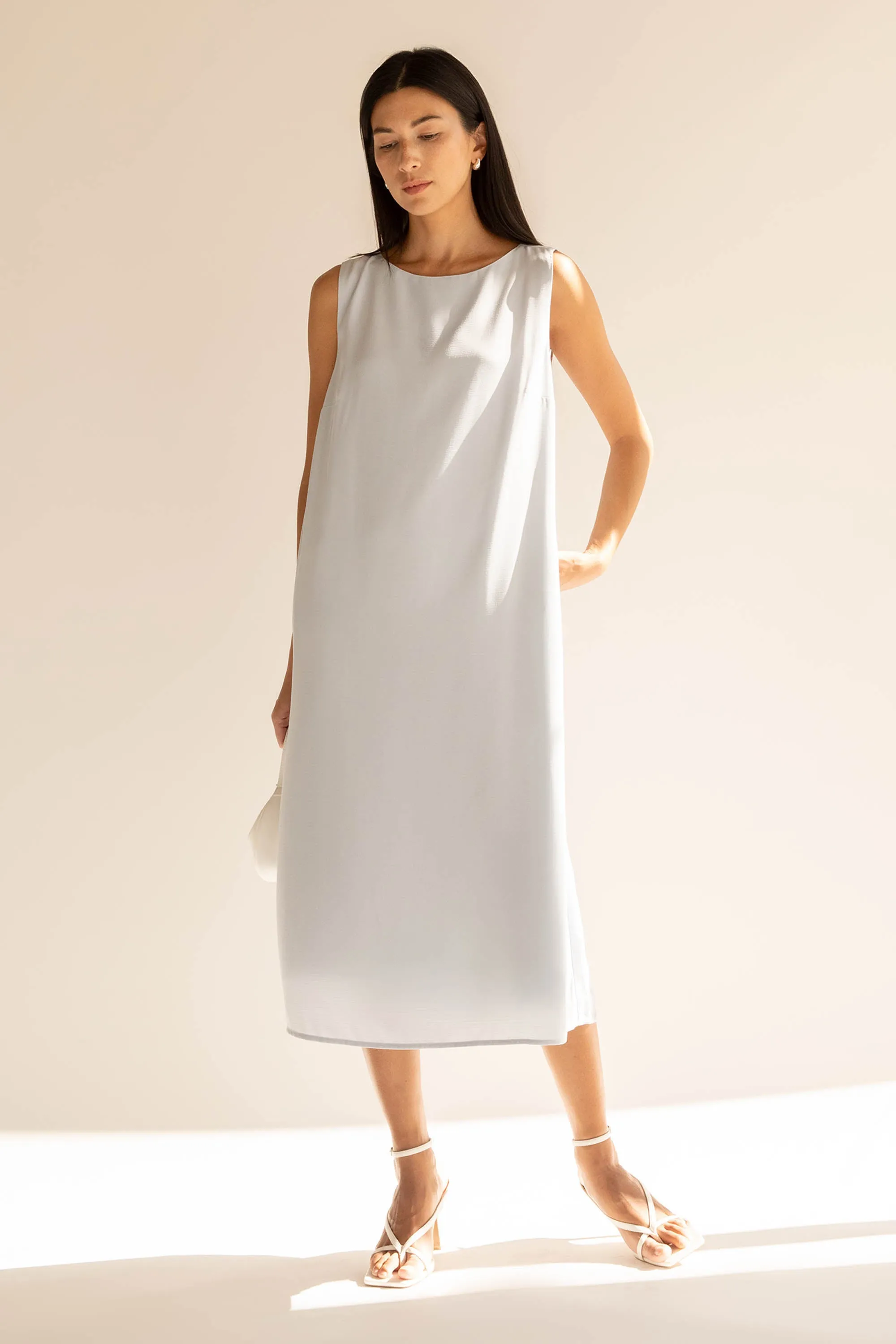 SLEEVELESS MIDI DRESS sold by OAK AND FORT product image thumbnail 3
