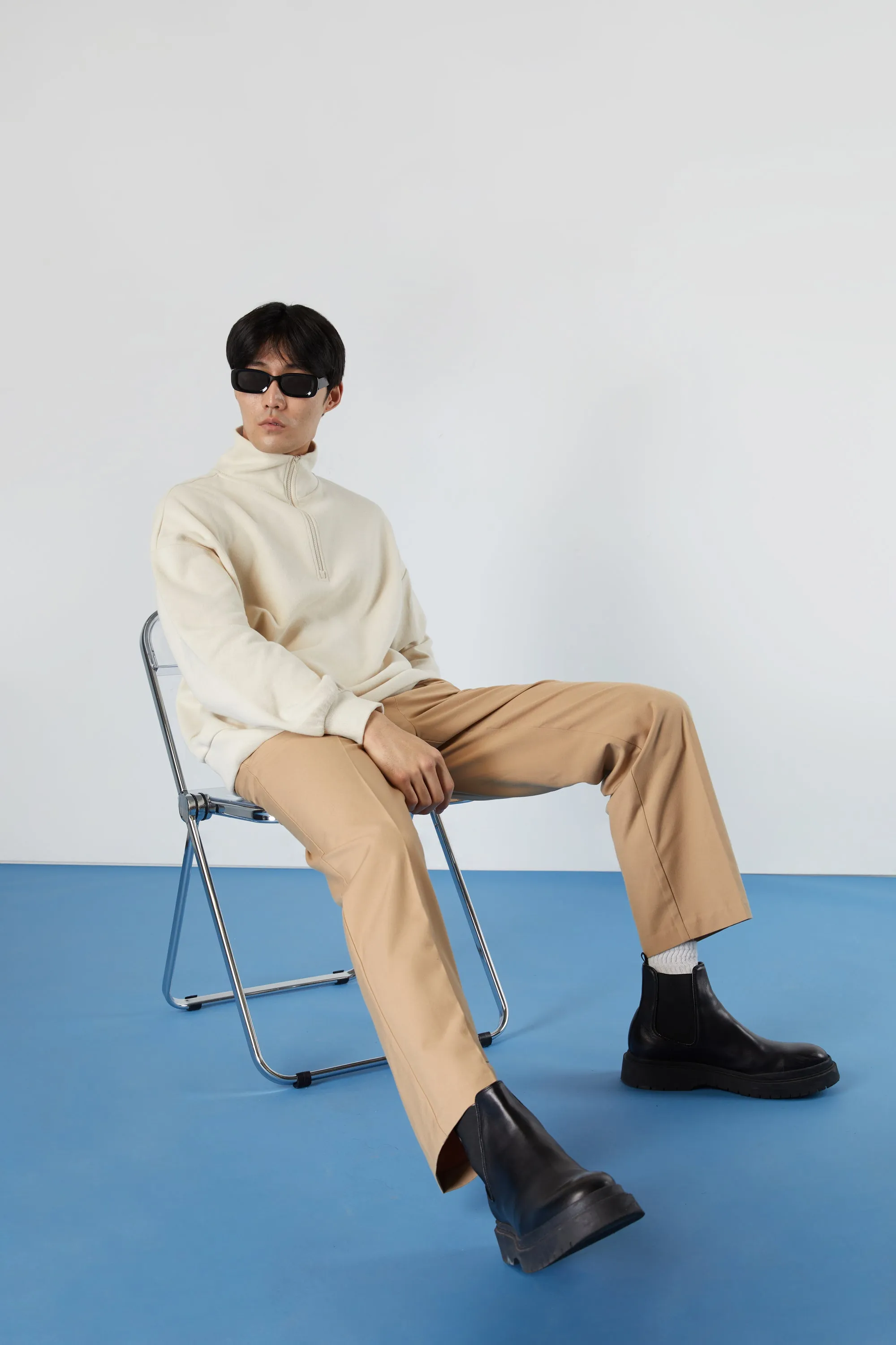 QUARTER ZIP PULLOVER sold by OAK AND FORT product image thumbnail 3