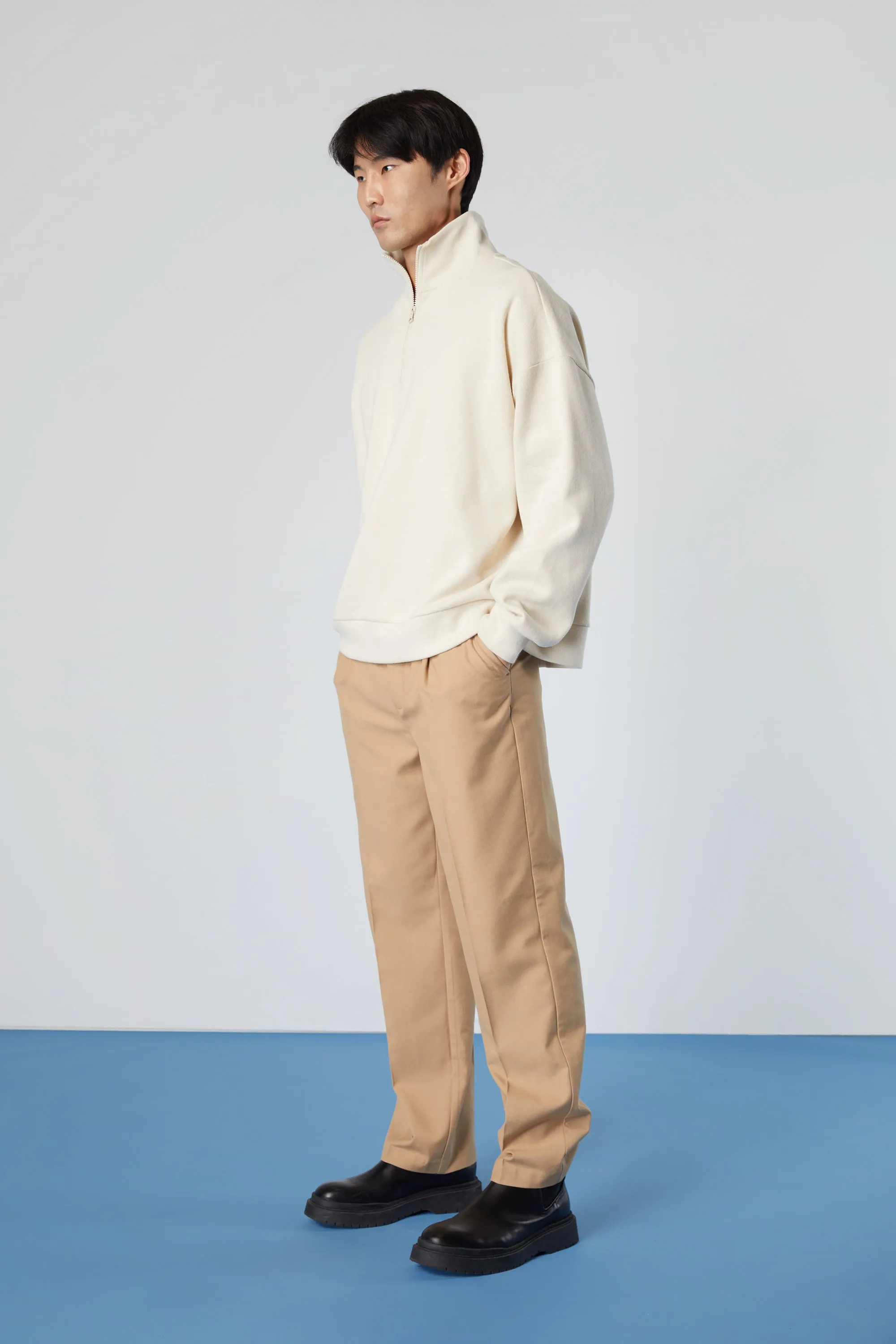 QUARTER ZIP PULLOVER sold by OAK AND FORT product image thumbnail 4