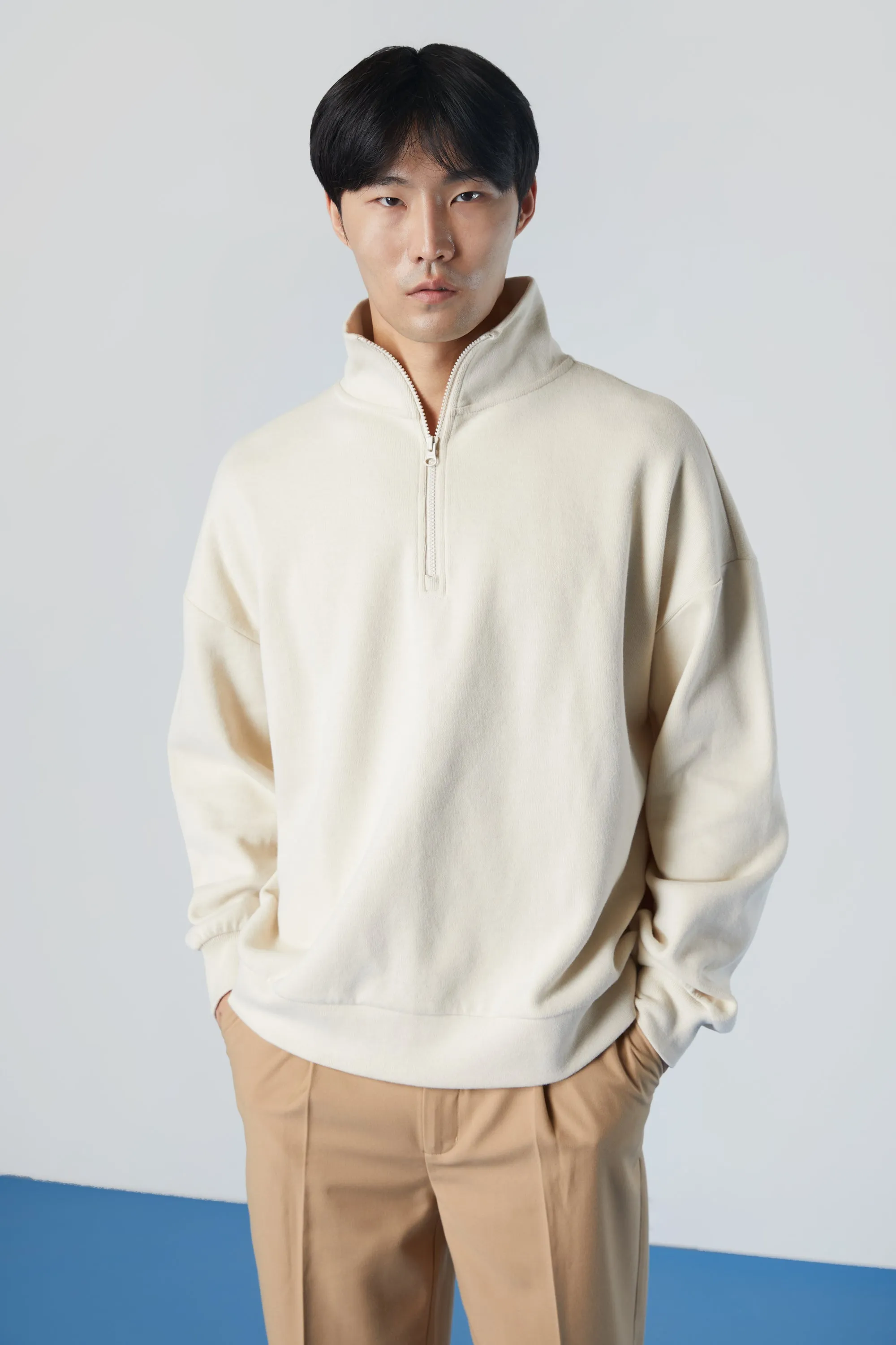 QUARTER ZIP PULLOVER sold by OAK AND FORT