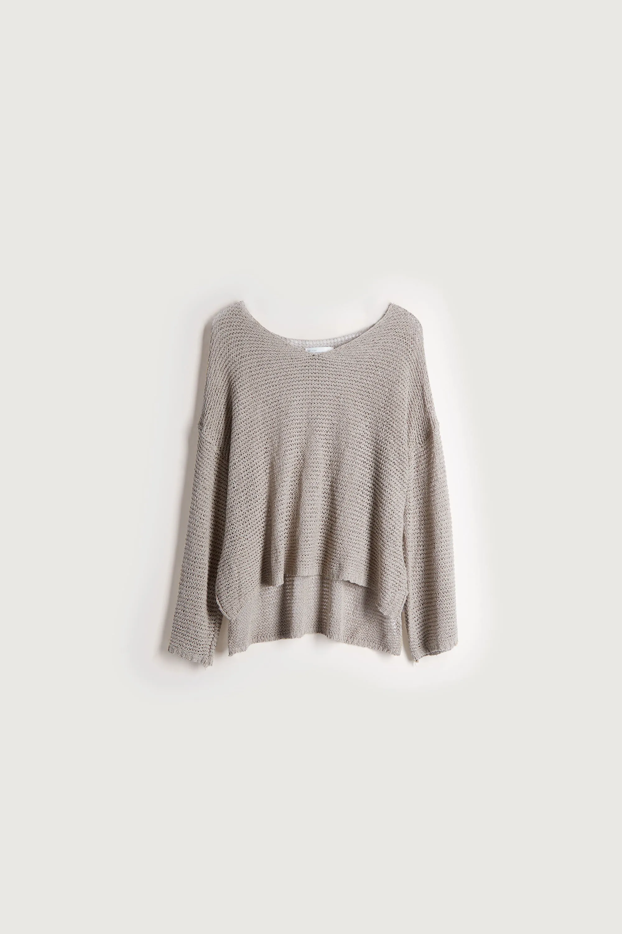 CROCHET LONG SLEEVE TOP sold by OAK AND FORT product image thumbnail 3