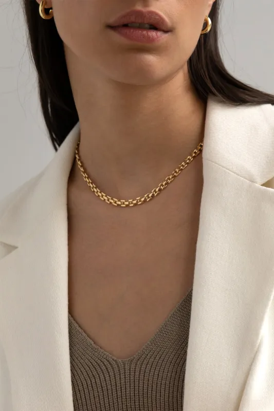 SQUARE CHAIN NECKLACE sold by OAK AND FORT