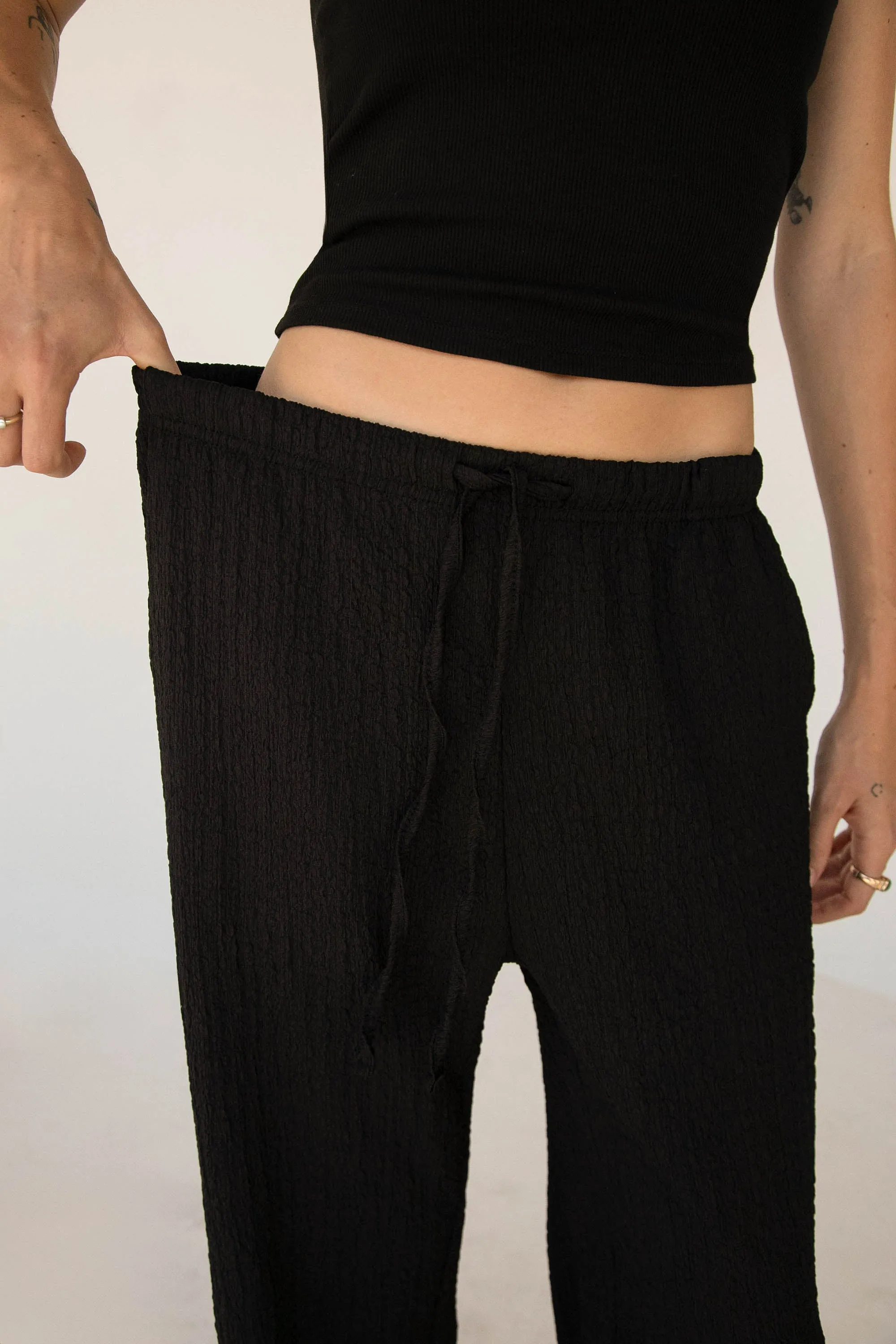DRAWSTRING CRINKLE PANT sold by OAK AND FORT product image thumbnail 2