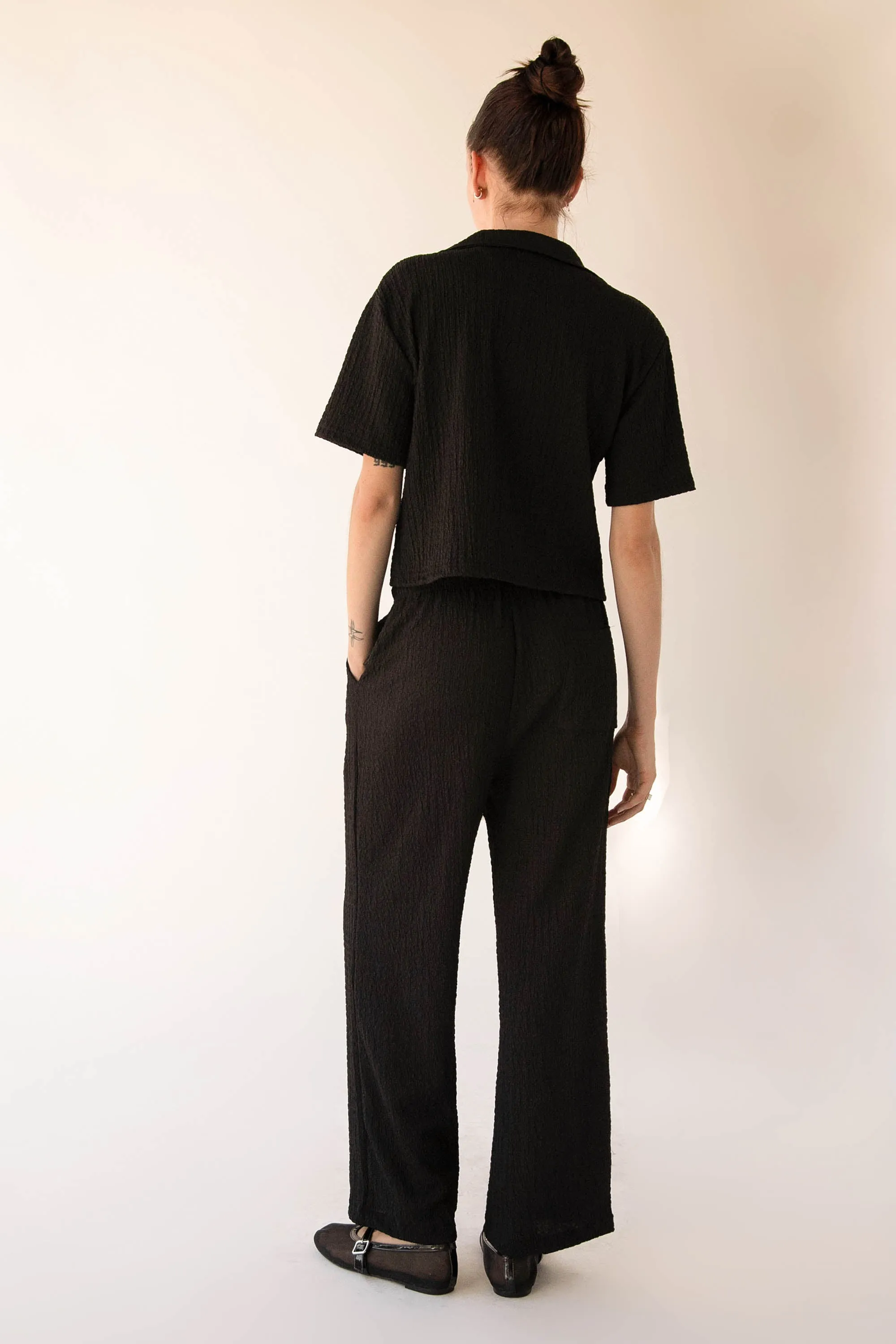 DRAWSTRING CRINKLE PANT sold by OAK AND FORT product image thumbnail 5