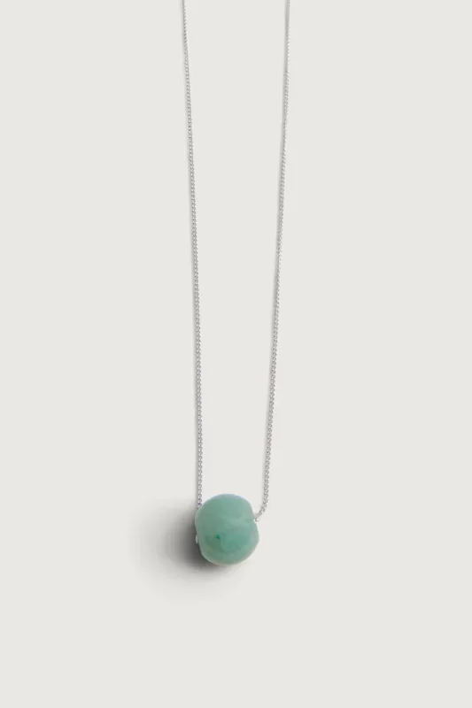 CHAIN NECKLACE WITH GEMSTONE PENDANT sold by OAK AND FORT