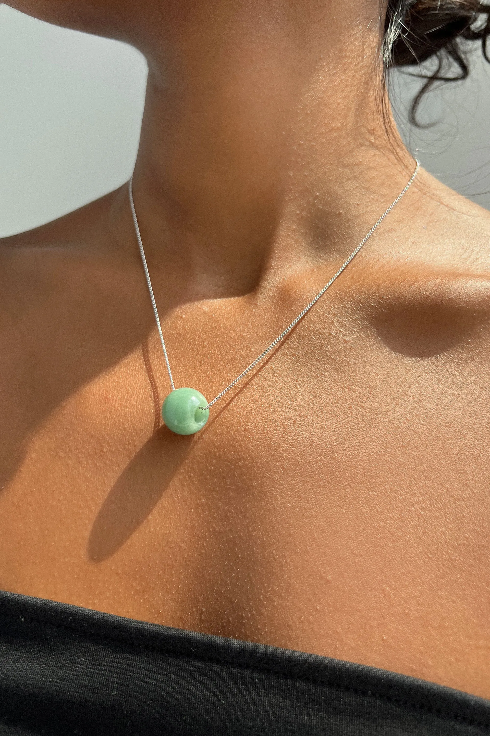 CHAIN NECKLACE WITH GEMSTONE PENDANT sold by OAK AND FORT product image thumbnail 2