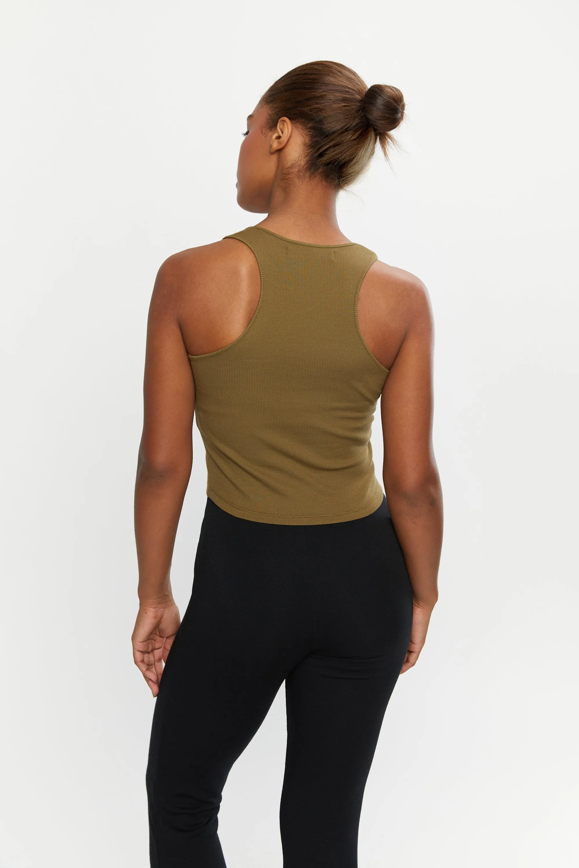 RIBBED RACERBACK TOP sold by OAK AND FORT product image thumbnail 2