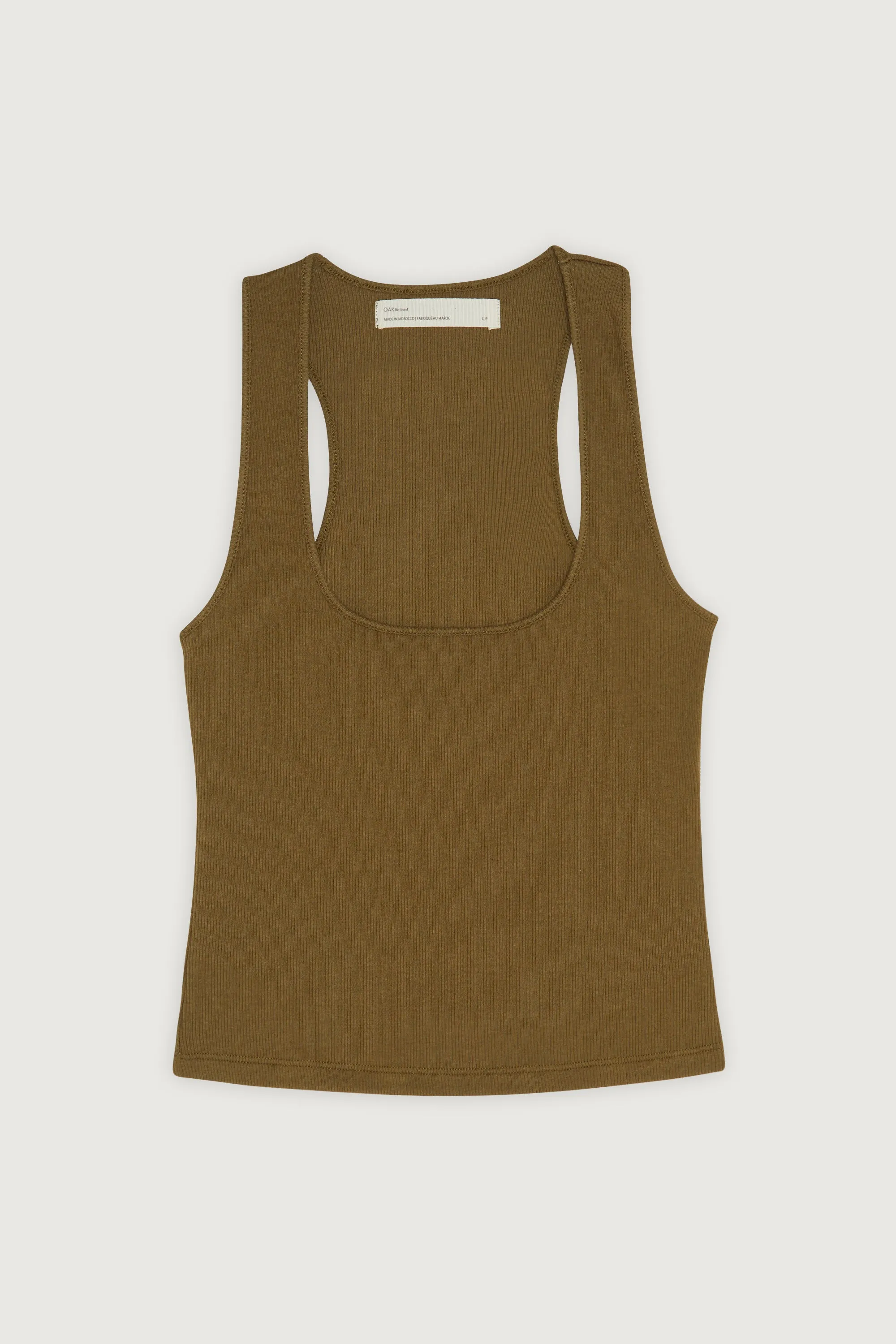 RIBBED RACERBACK TOP sold by OAK AND FORT product image thumbnail 5