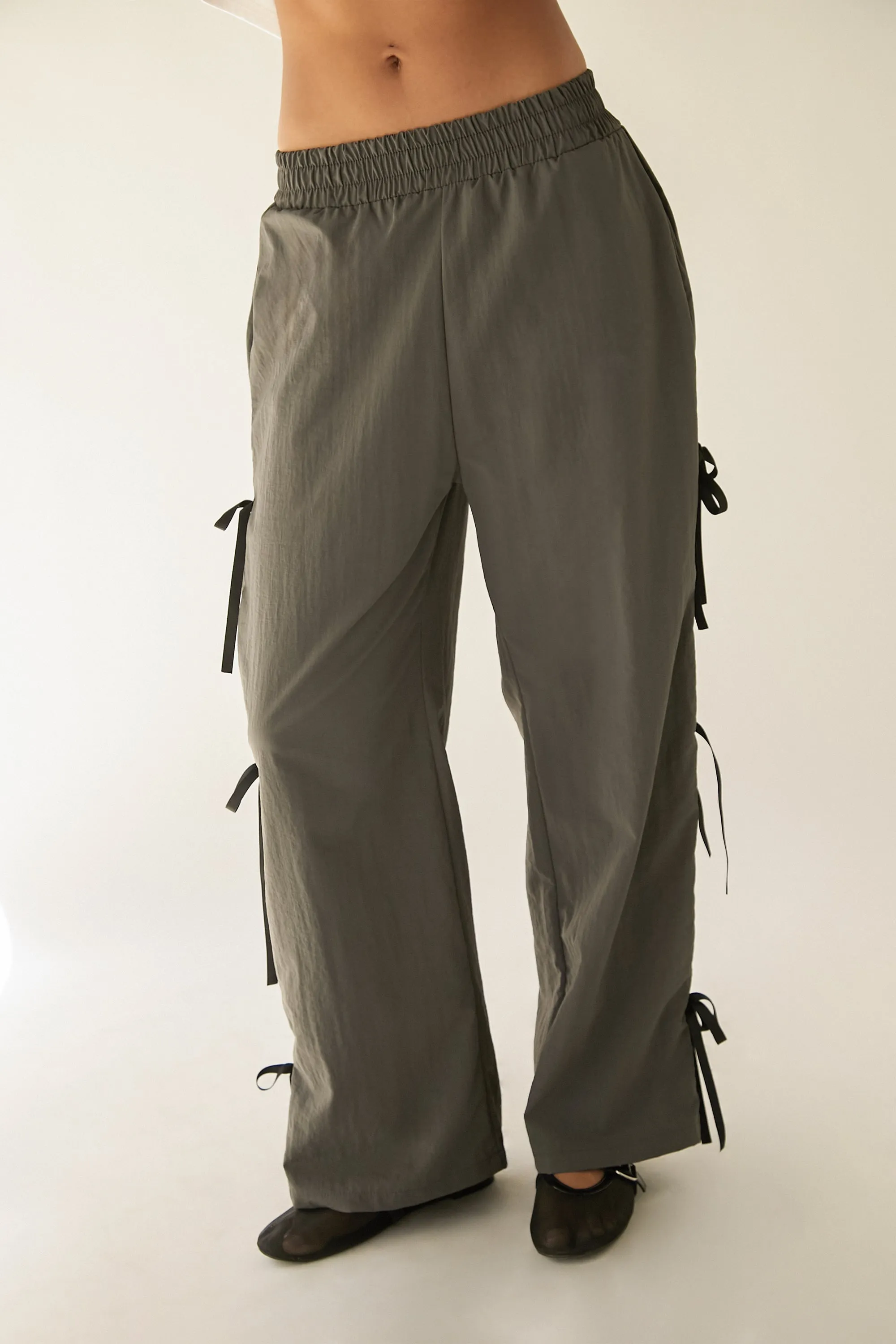 NYLON PANTS WITH BOWS sold by OAK AND FORT