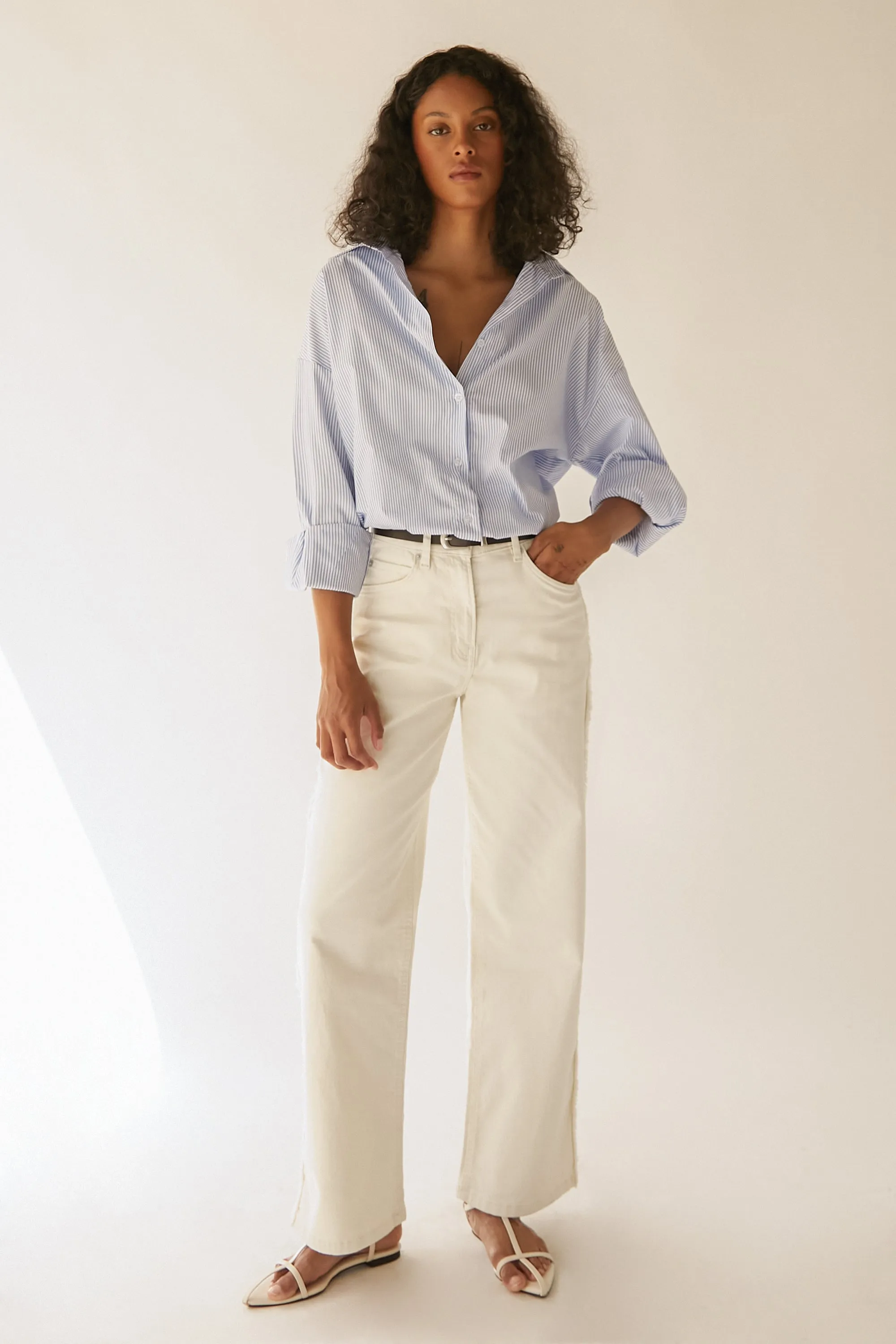 OVERSIZED BUTTON-UP SHIRT sold by OAK AND FORT product image thumbnail 4