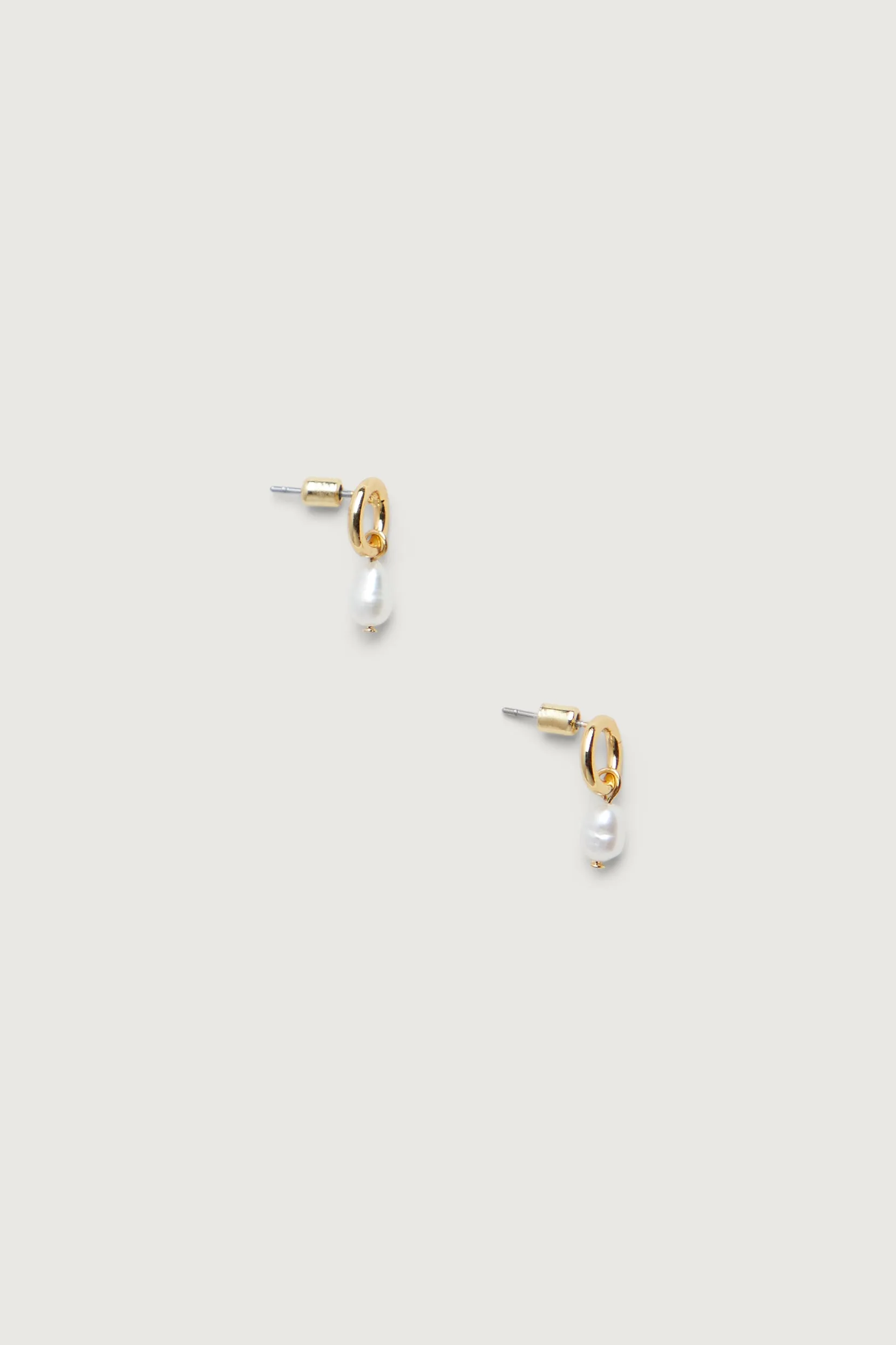 PEARL DROP HOOP EARRING sold by OAK AND FORT product image thumbnail 4