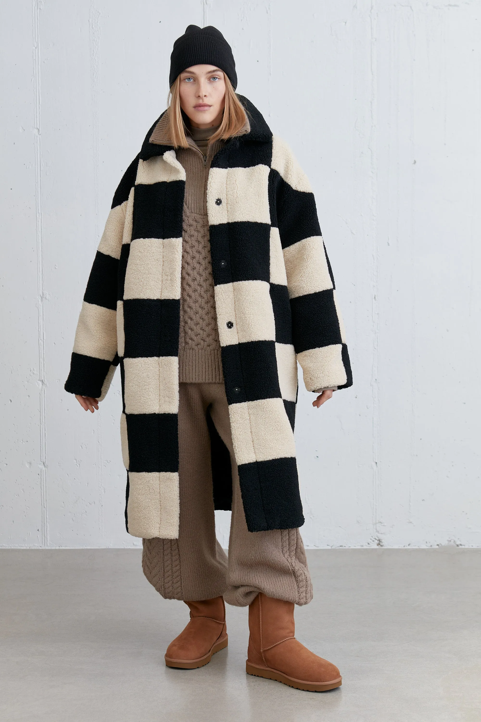 CABLE KNIT HALF ZIP sold by OAK AND FORT product image thumbnail 4