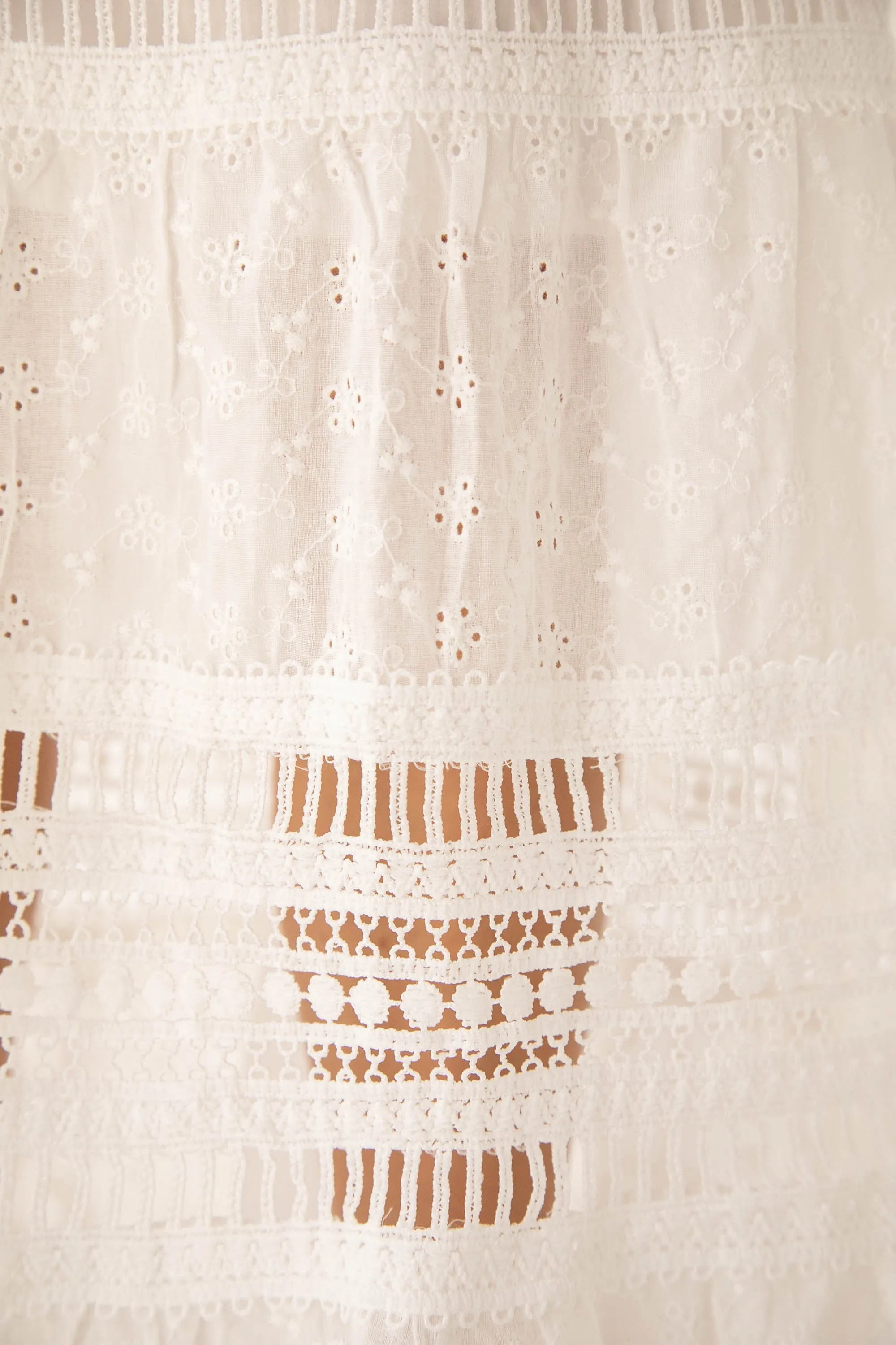 EYELET MAXI SKIRT sold by OAK AND FORT product image thumbnail 4