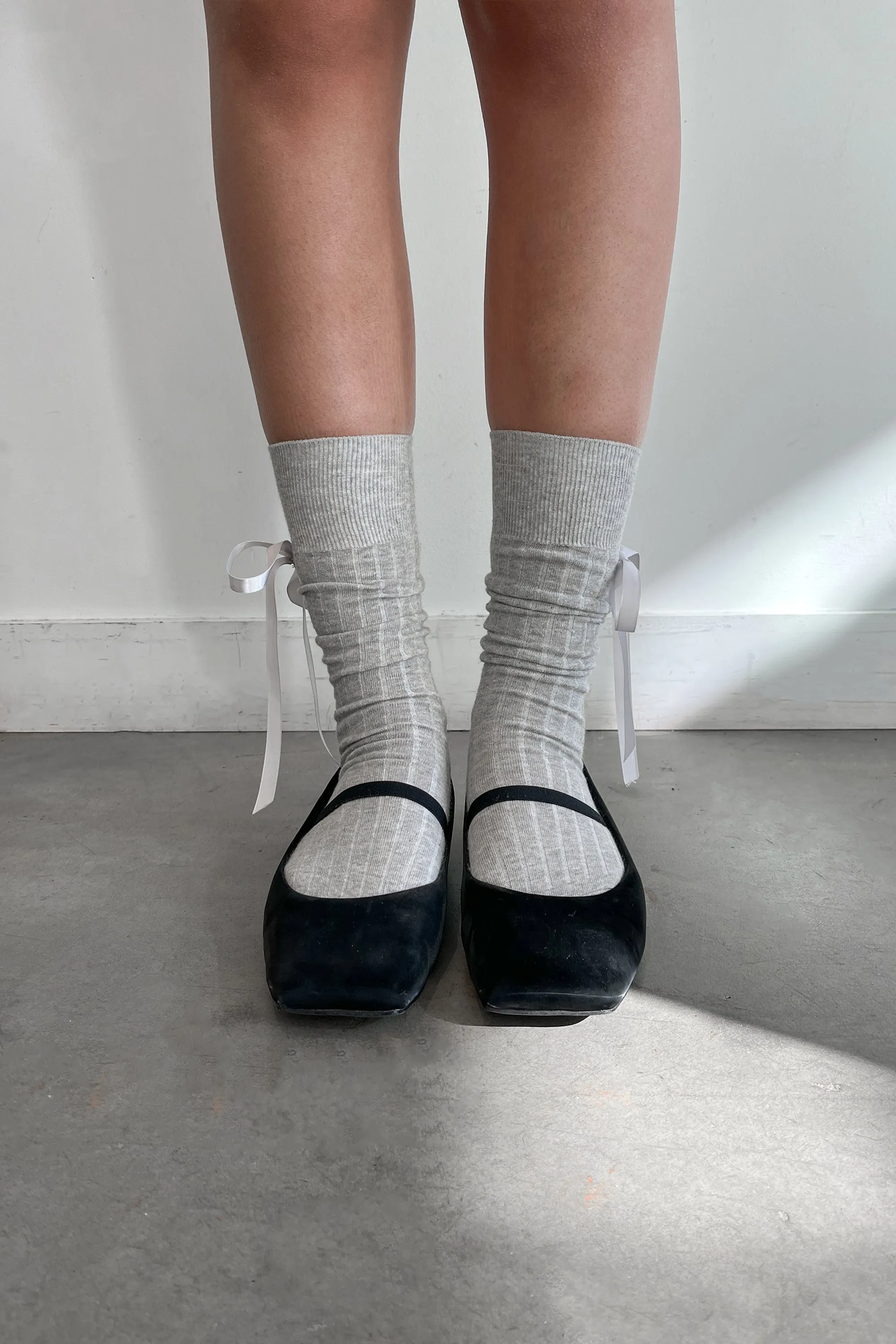 SOCKS WITH SIDE BOWS sold by OAK AND FORT product image thumbnail 2