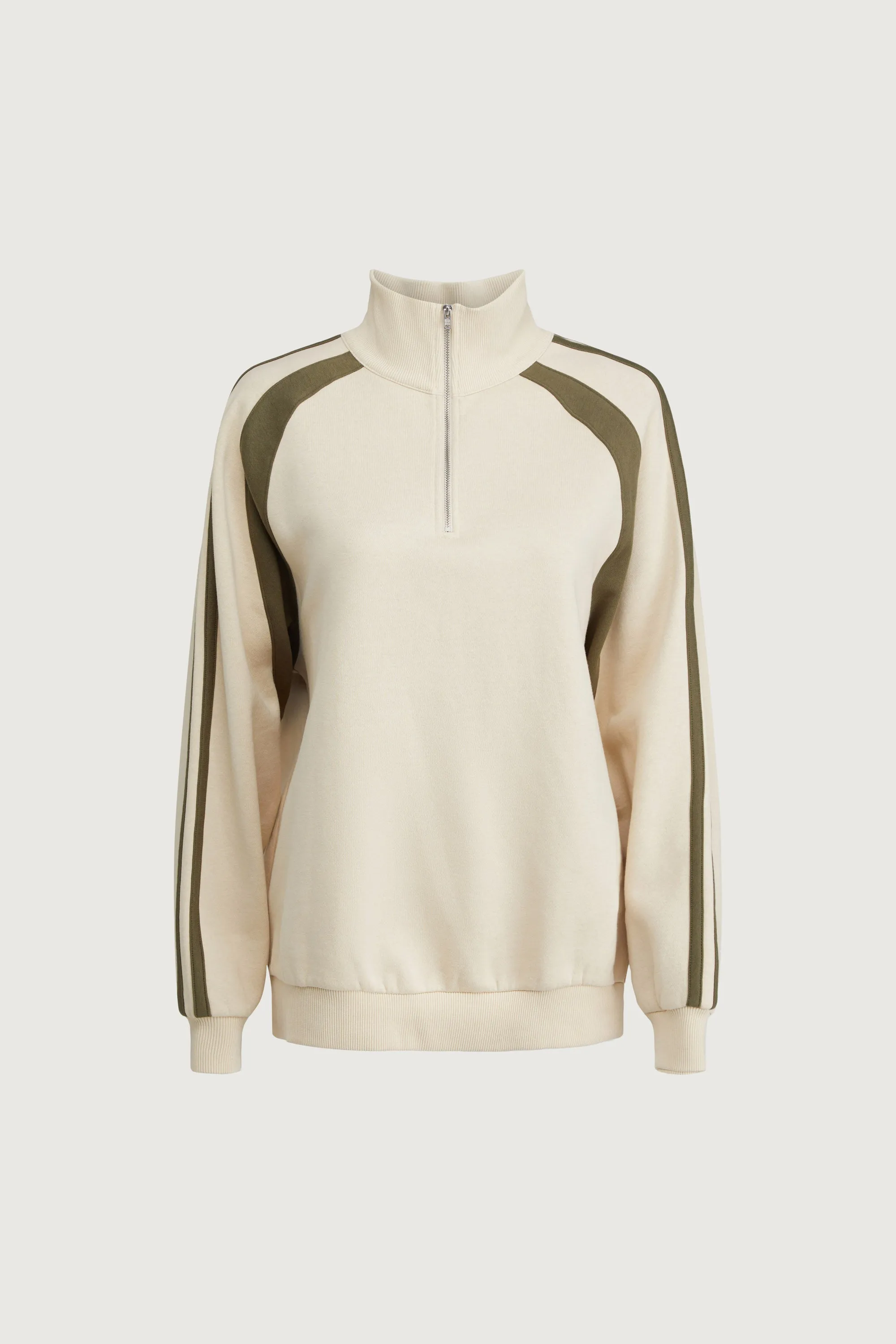 VARSITY HALF ZIP PULLOVER sold by OAK AND FORT product image thumbnail 5