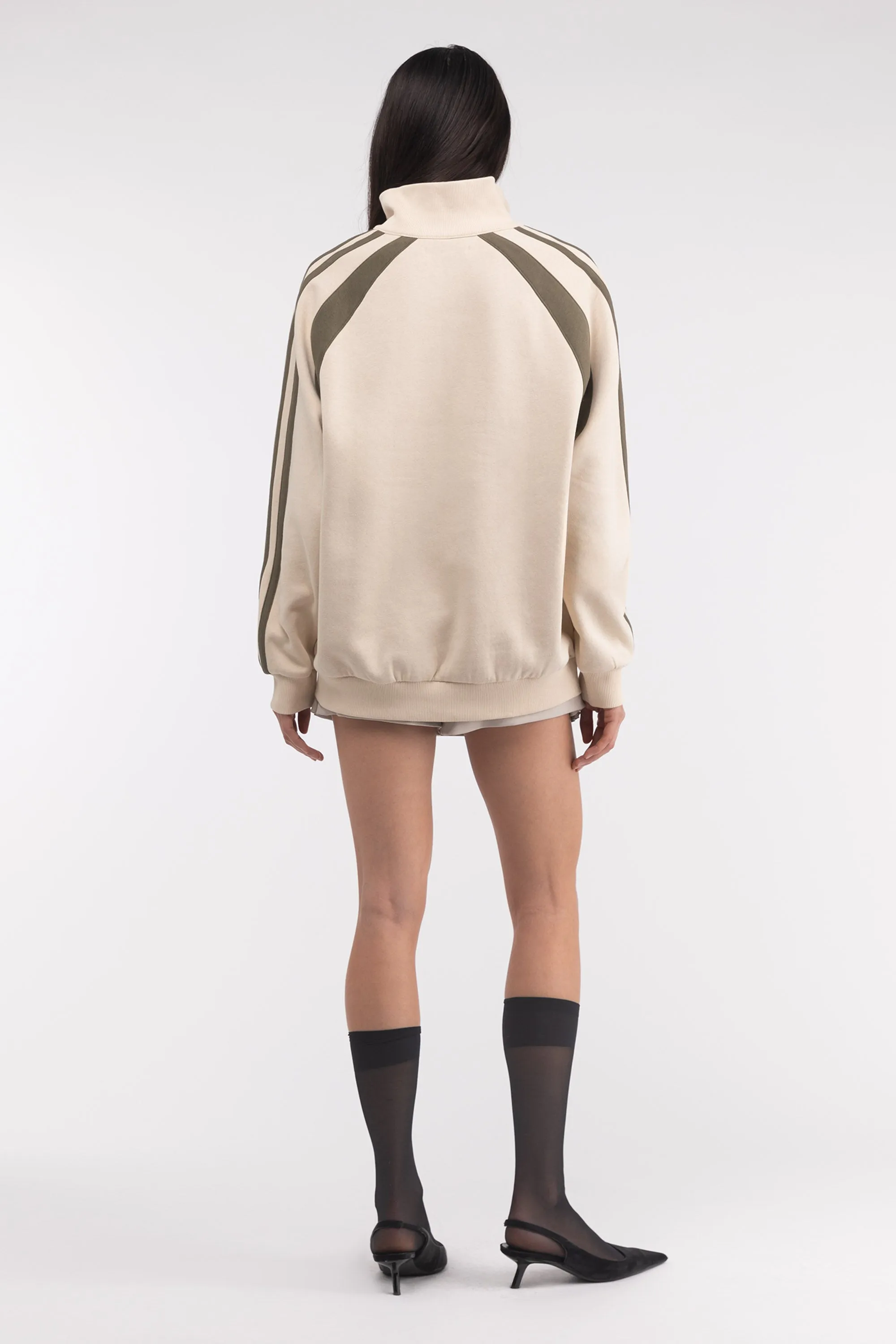 VARSITY HALF ZIP PULLOVER sold by OAK AND FORT product image thumbnail 4